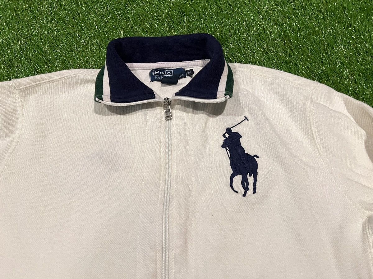 Polo Ralph Lauren Vintage 90 Polo Ralph Lauren - Big Pony Full Zip Sweater Size US M / EU 48-50 / 2 - 2 Thumbnail