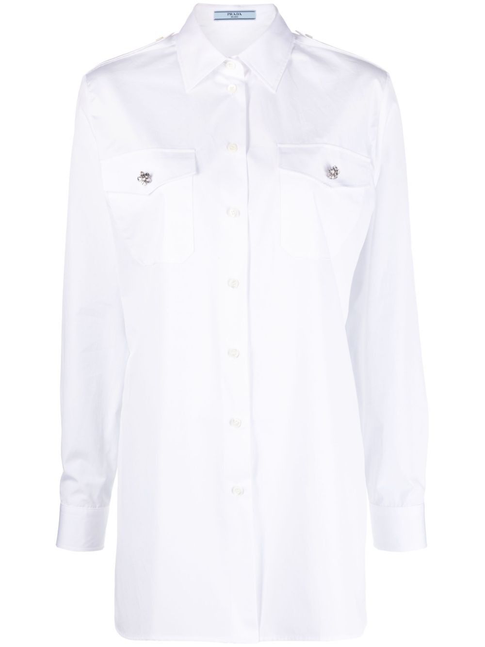 Prada COTTON SHIRT Size M / US 6-8 / IT 42-44 - 1 Thumbnail