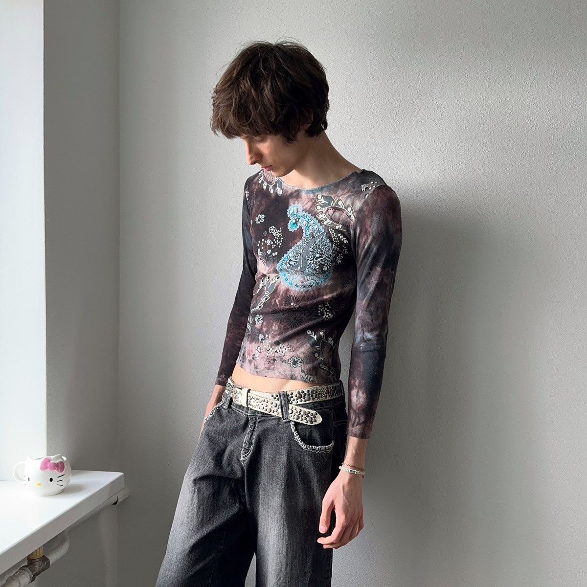 Hysteric Glamour Gothic Buta Hysteric Glamour Style Long Sleeve T Shirt Y2K Size S / US 4 / IT 40 - 3 Thumbnail
