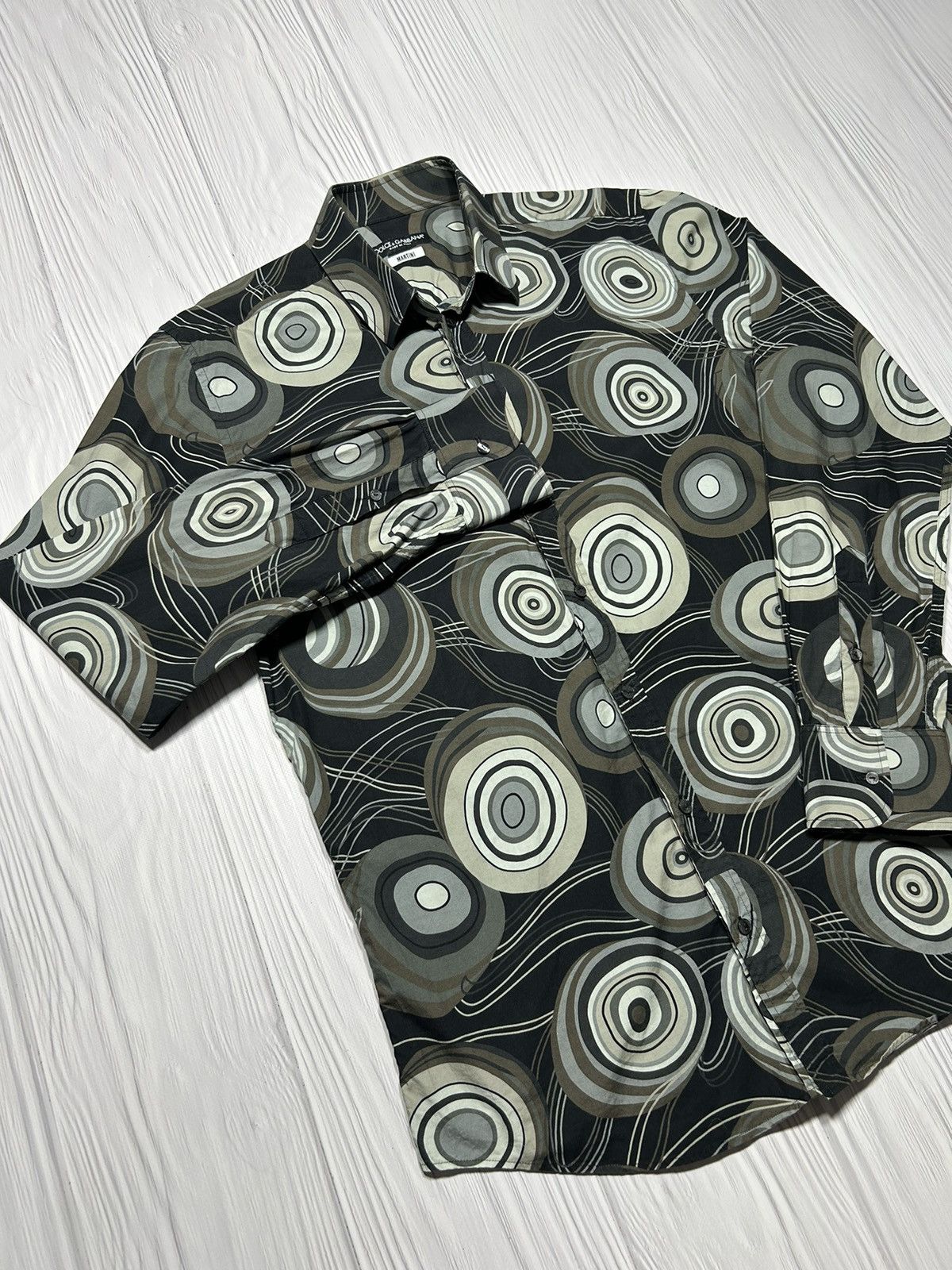 Dolce & Gabbana Rare Dolce Gabbana Martini Colored Shirt Size 15 3/4 - 40 Size US M / EU 48-50 / 2 - 3 Thumbnail