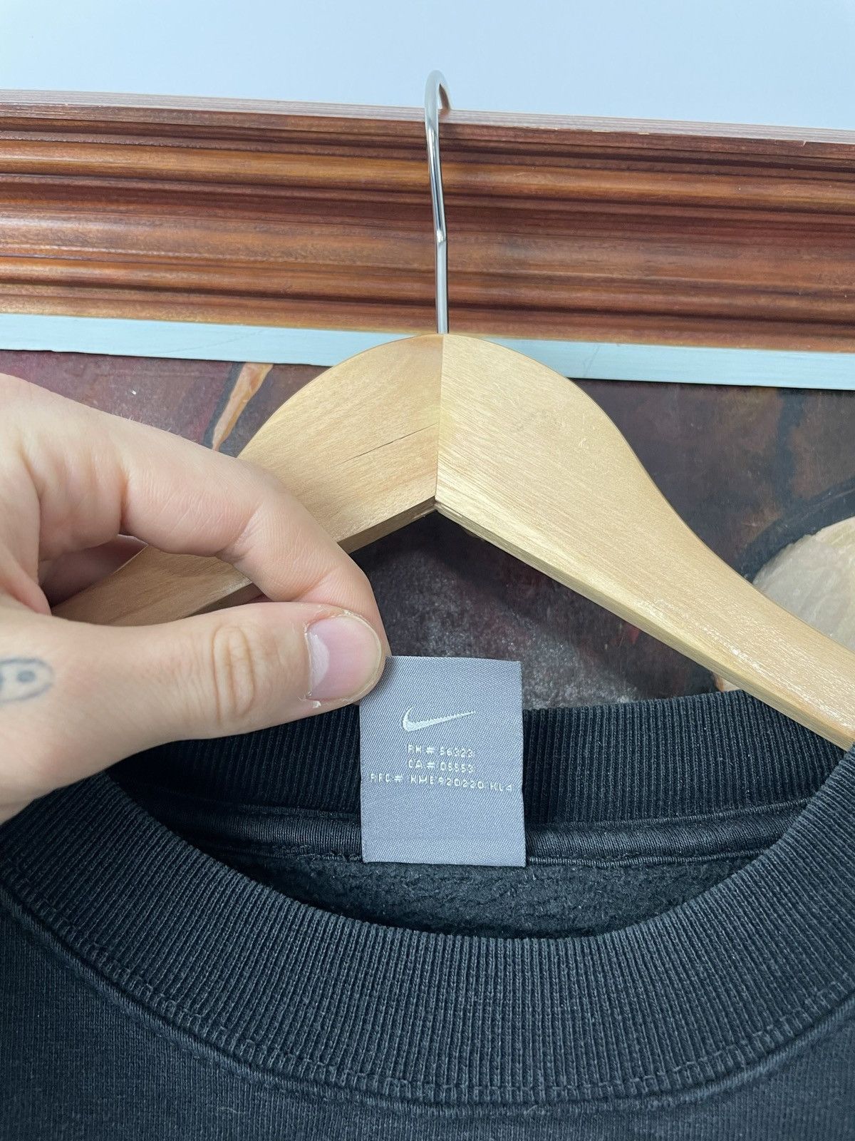 Nike Nike Y2k Vintage Spellout Logo Crewneck Center Swoosh Rare Size US M / EU 48-50 / 2 - 5 Thumbnail