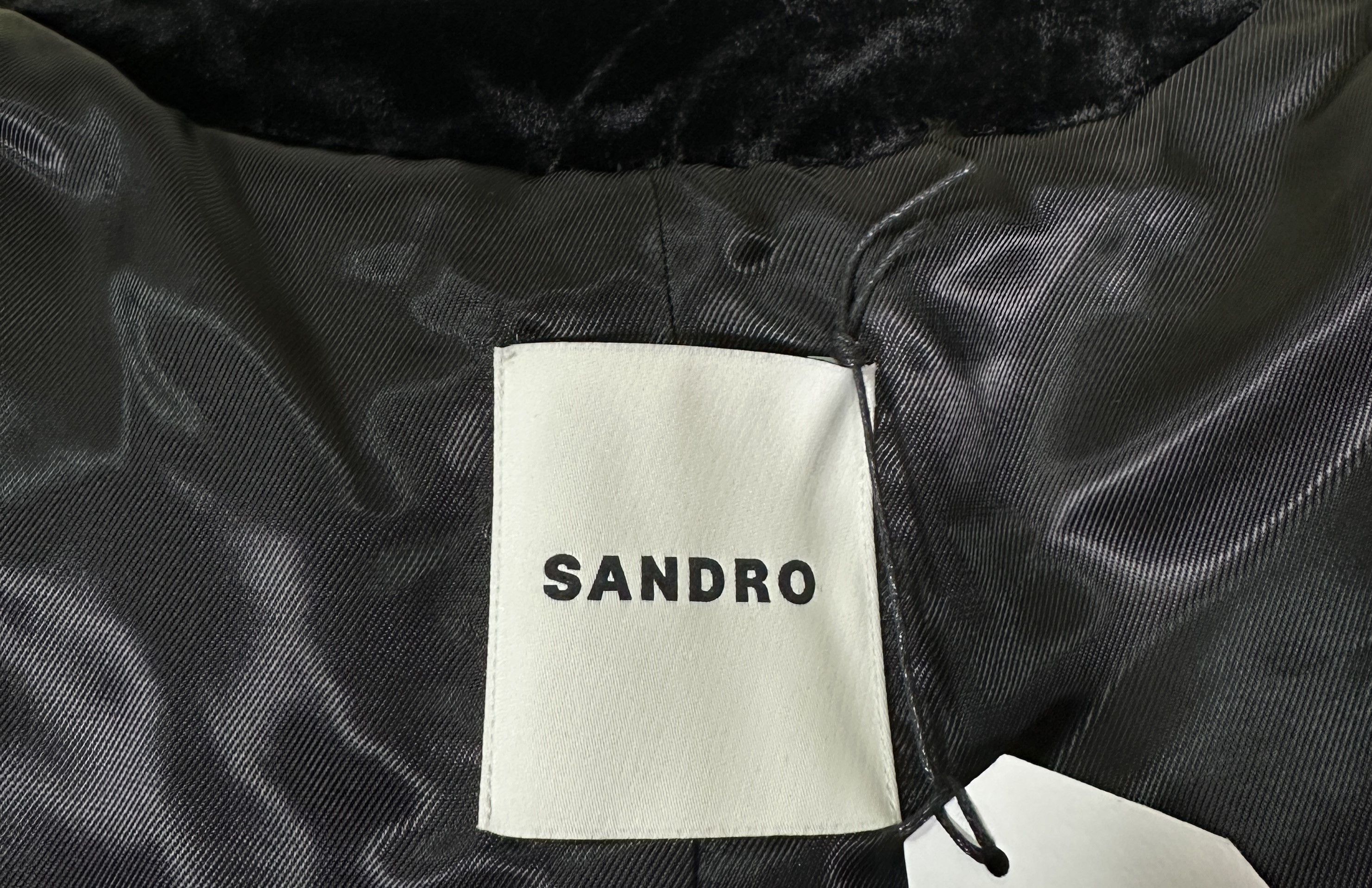 Sandro Purple Tweed Blazer Size M / US 6-8 / IT 42-44 - 6 Thumbnail