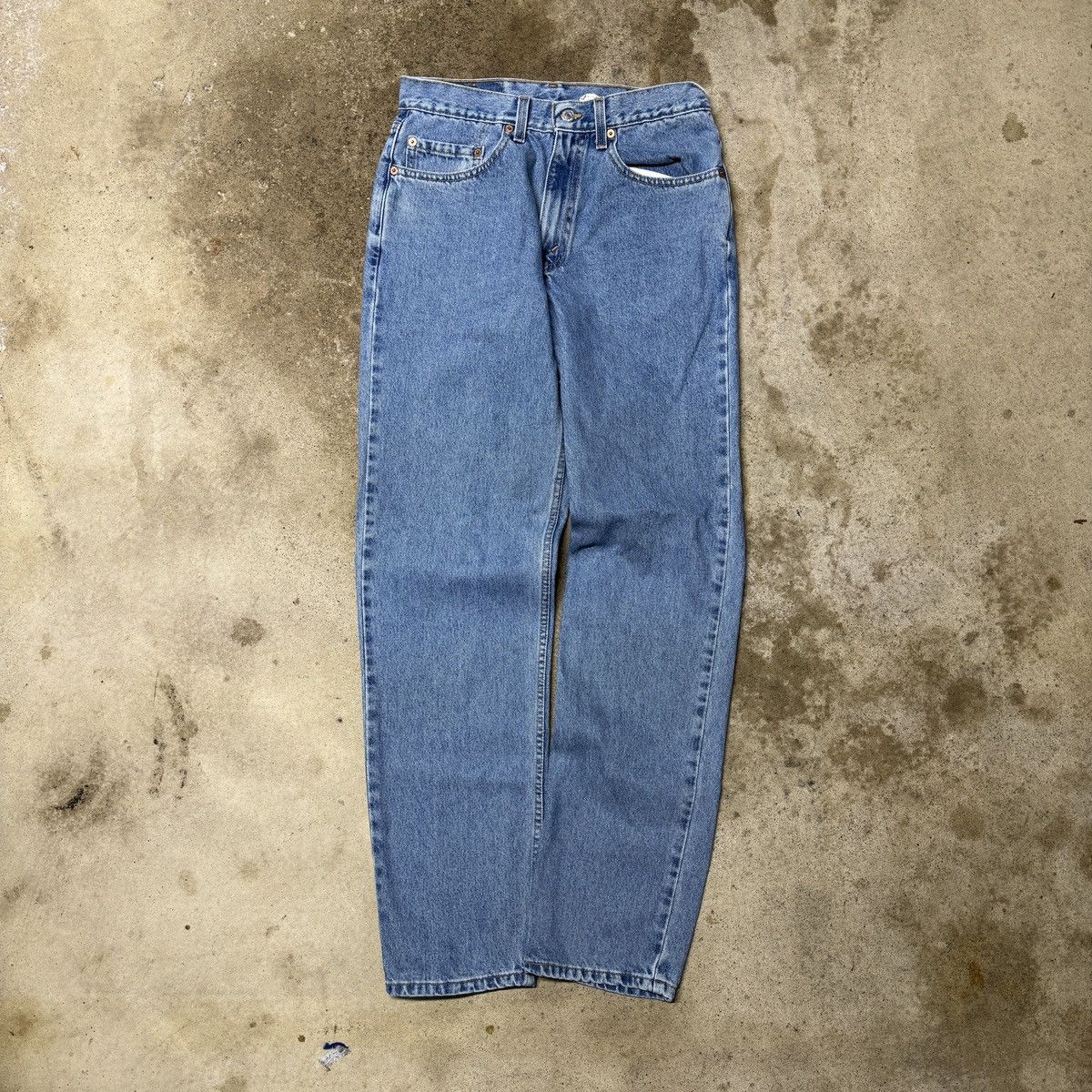 image of Levis x Made In USA Vintage 90's Levi’S 550 Relaxed Denim Light Wash Jeans 30X34 in Blue, Men's