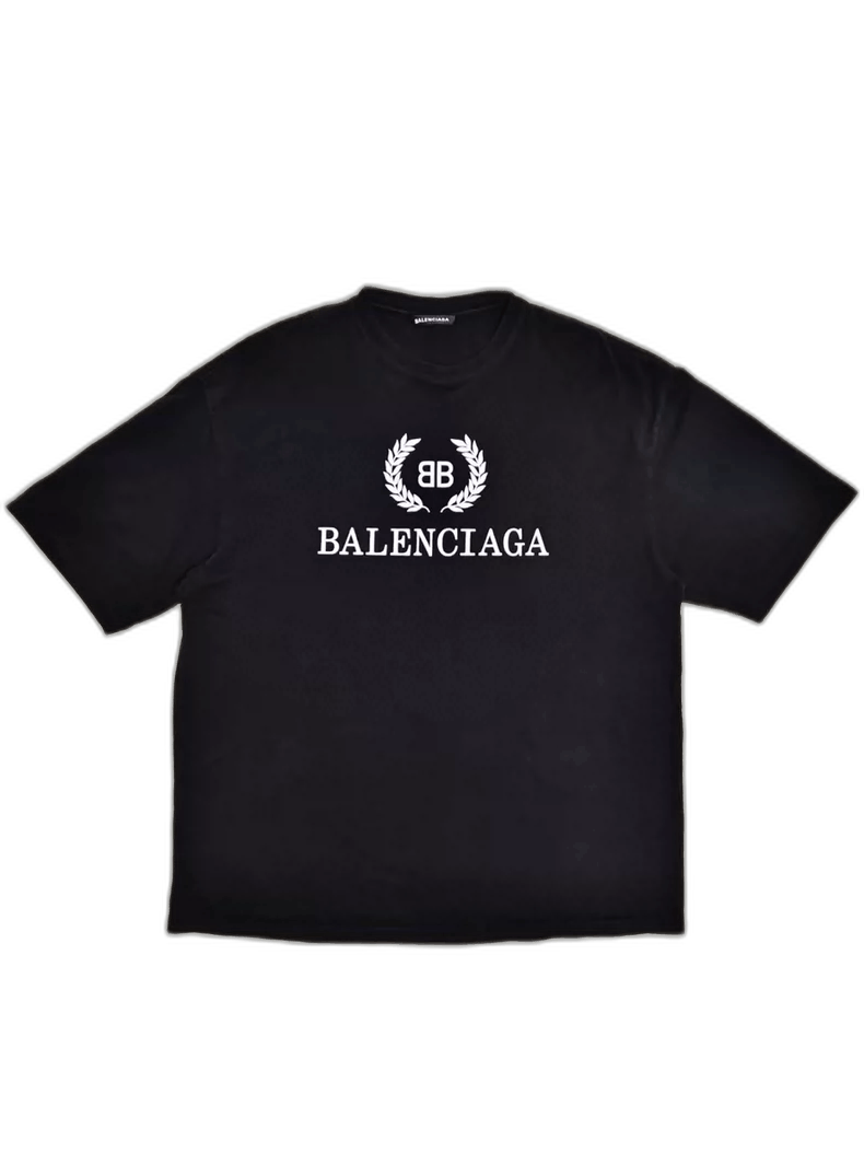 Balenciaga Balenciaga Black Logo Short Sleeve TShirt-2505 Size US S / EU 44-46 / 1 - 1 Thumbnail
