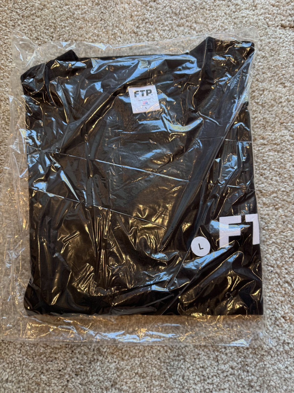 Fuck The Population Fuck The population FLOCKED LOGO TEE (BLACK) Size US L / EU 52-54 / 3 - 3 Thumbnail