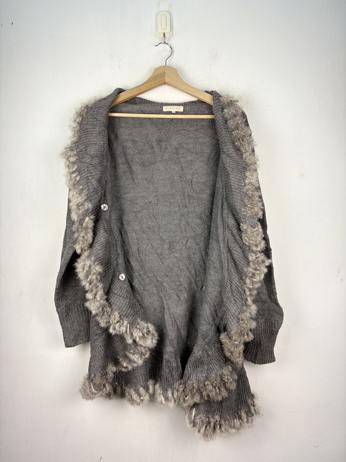 Vintage Steal!! Vintage Faux Fur Cardigan Jacket Shag Shaggy Size US M / EU 48-50 / 2 - 10 Thumbnail