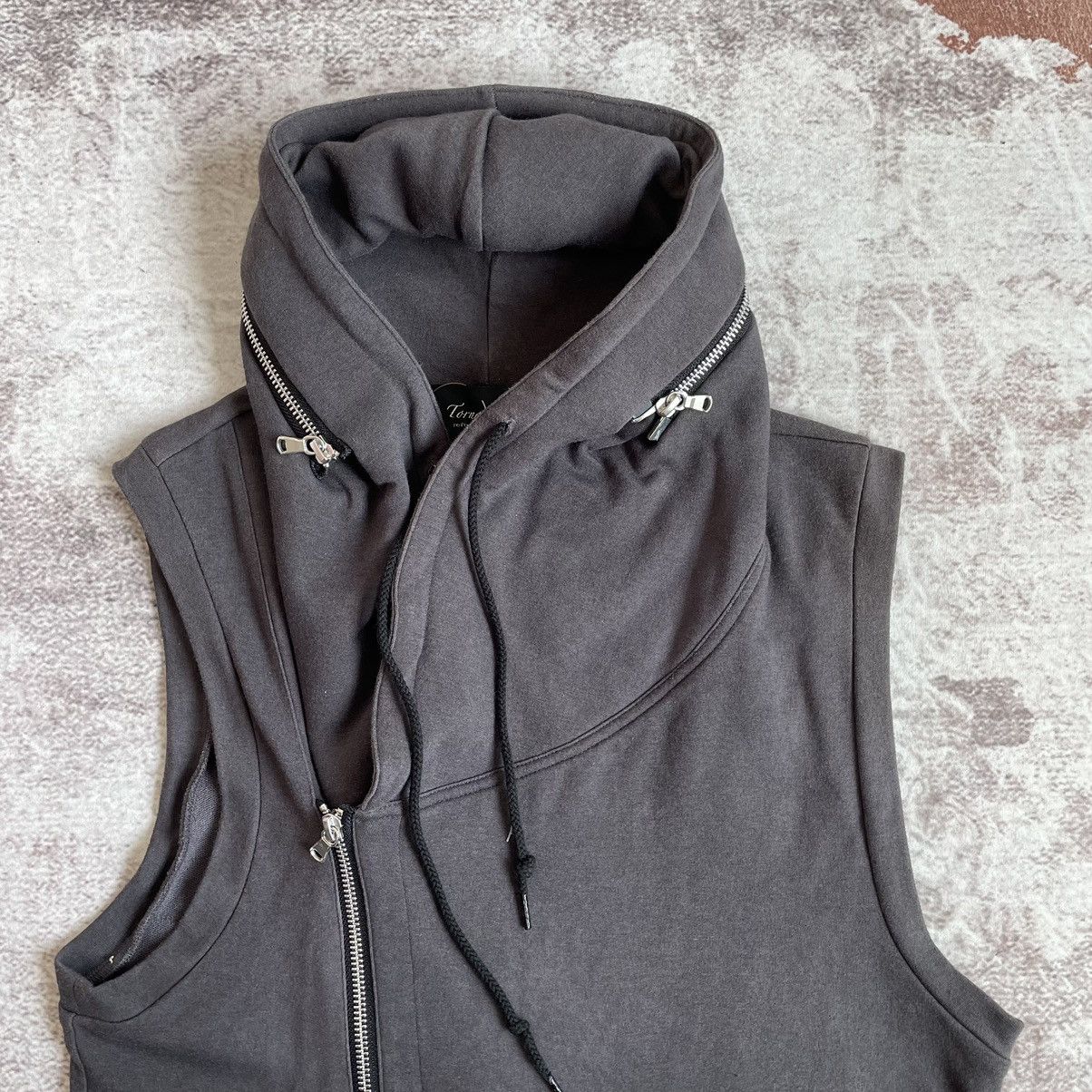 Tornado Mart Tornado Mart Sleeveless Boro Hoodie Size US M / EU 48-50 / 2 - 2 Thumbnail