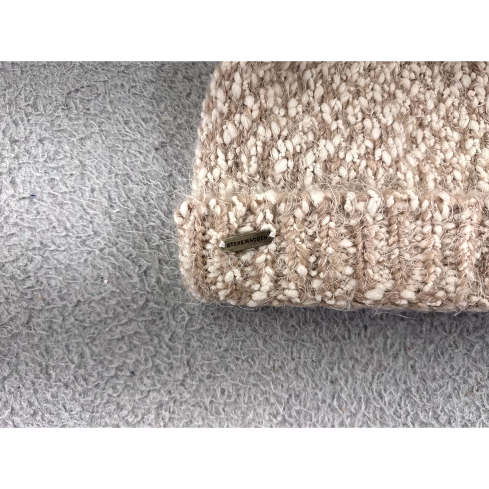 Steve Madden Steve Madden Beanie Womens One Size Pink Knit Acrylic Beanie Ski Warm Hat Cap - Mens Womens Girls Boys Size ONE SIZE - 2 Thumbnail