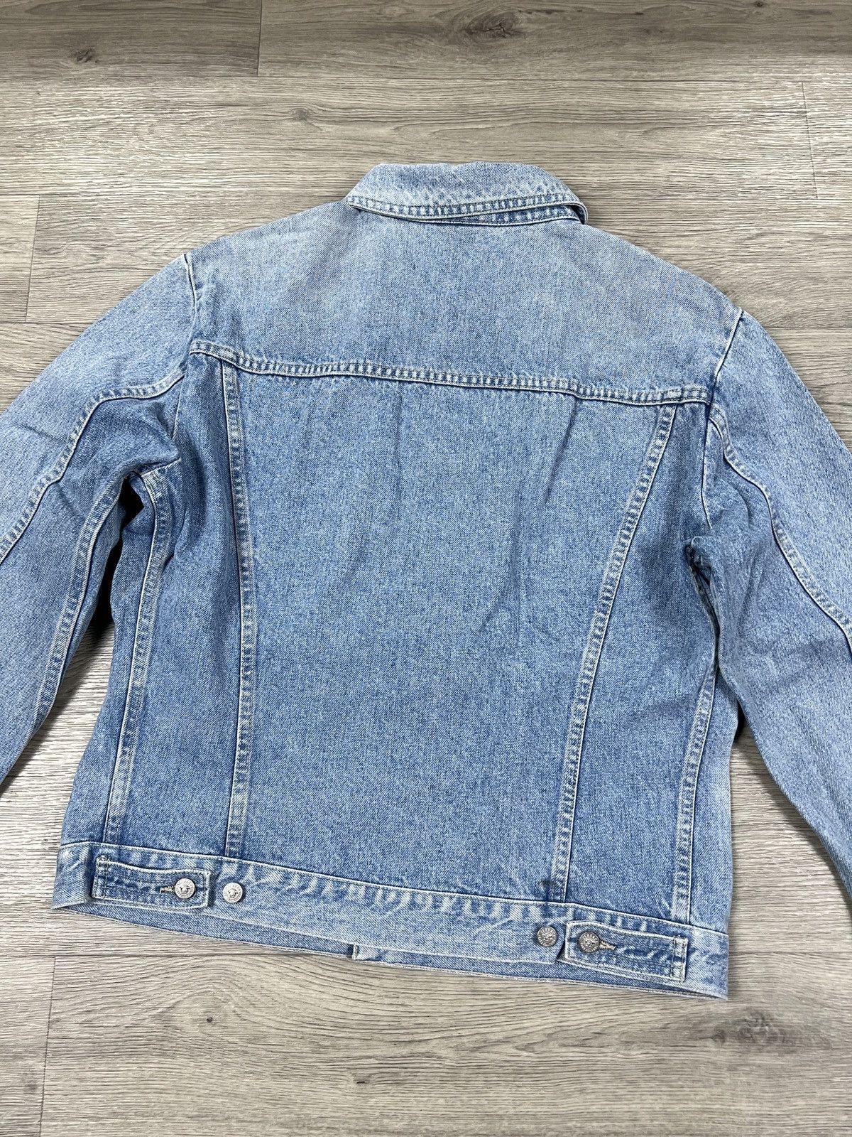 Versace Jeans Couture Versace Jeans Couture Blue Denim Button Front Jacket L Size US L / EU 52-54 / 3 - 9 Thumbnail