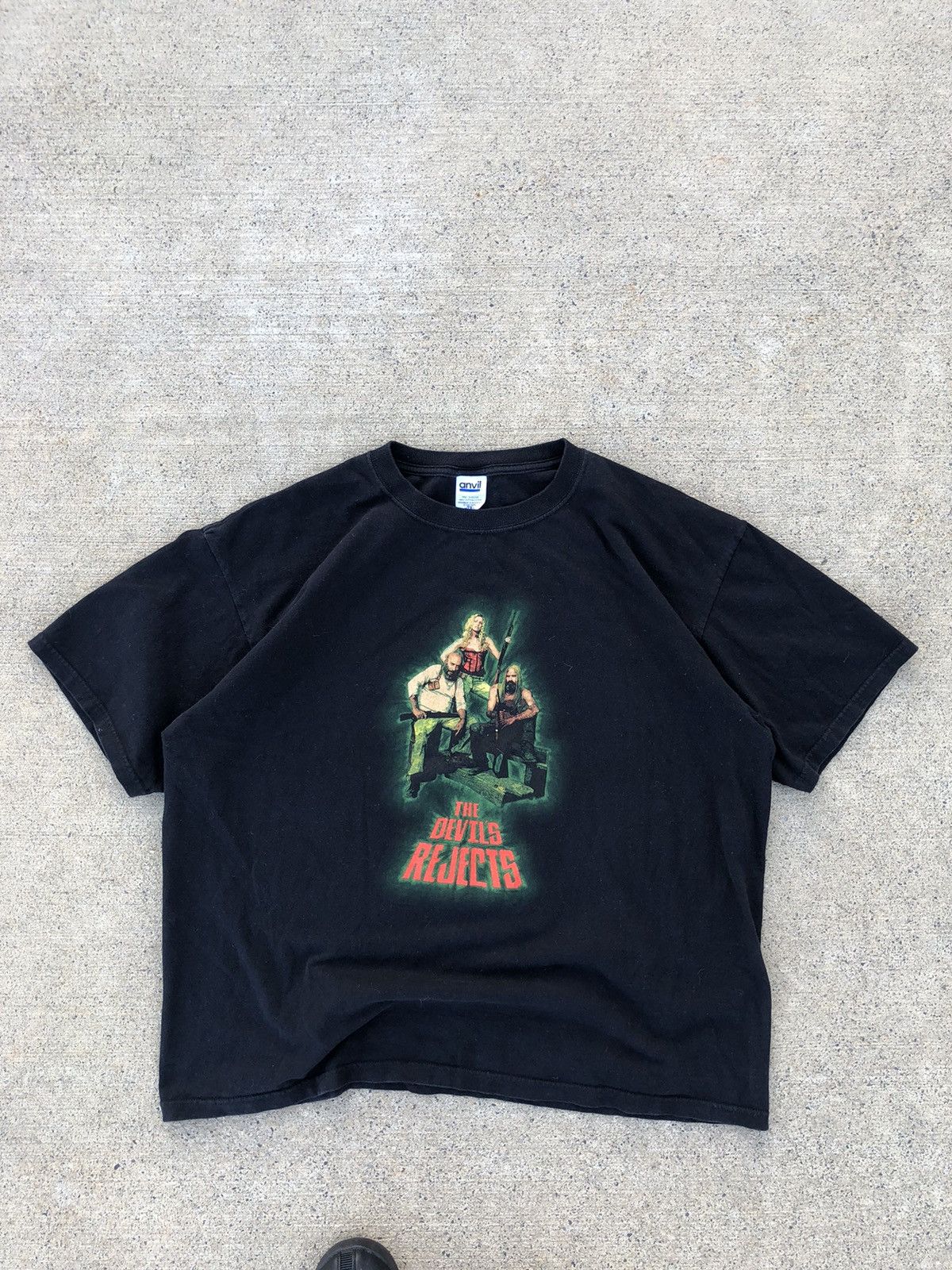 image of Expert Horror x Movie 2007 The Devils Rejects Movie Tee in Black, Men's (Size 2XL)