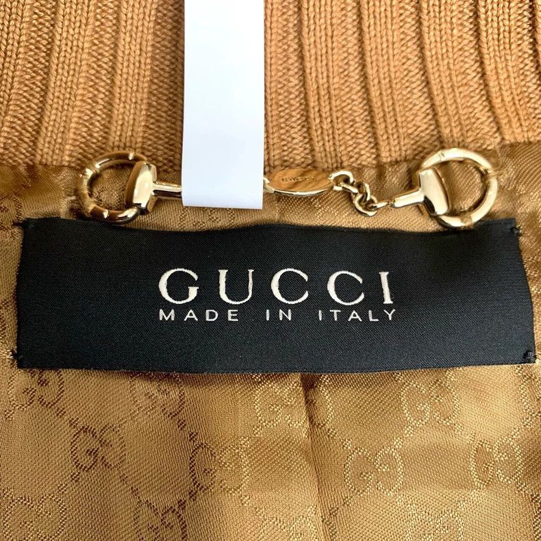 Gucci Gucci Size 36 Horse buckle brown stand-up collar leather j Size US XXS / EU 40 - 5 Thumbnail
