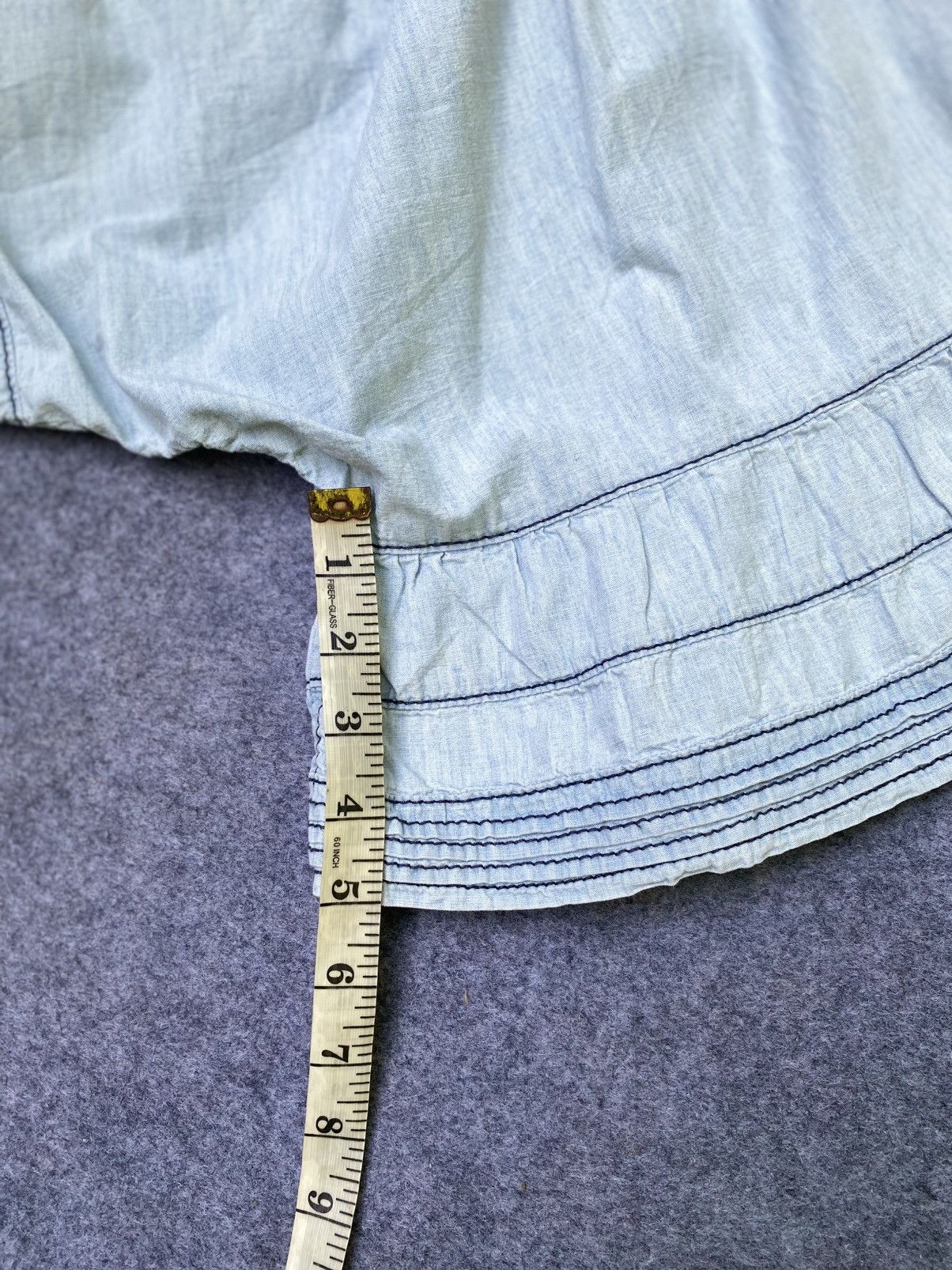 Comme des Garcons Tao Comme des Garçons Light Wash Denim Sarouel Pants Size 28" / US 6 / IT 42 - 14 Thumbnail