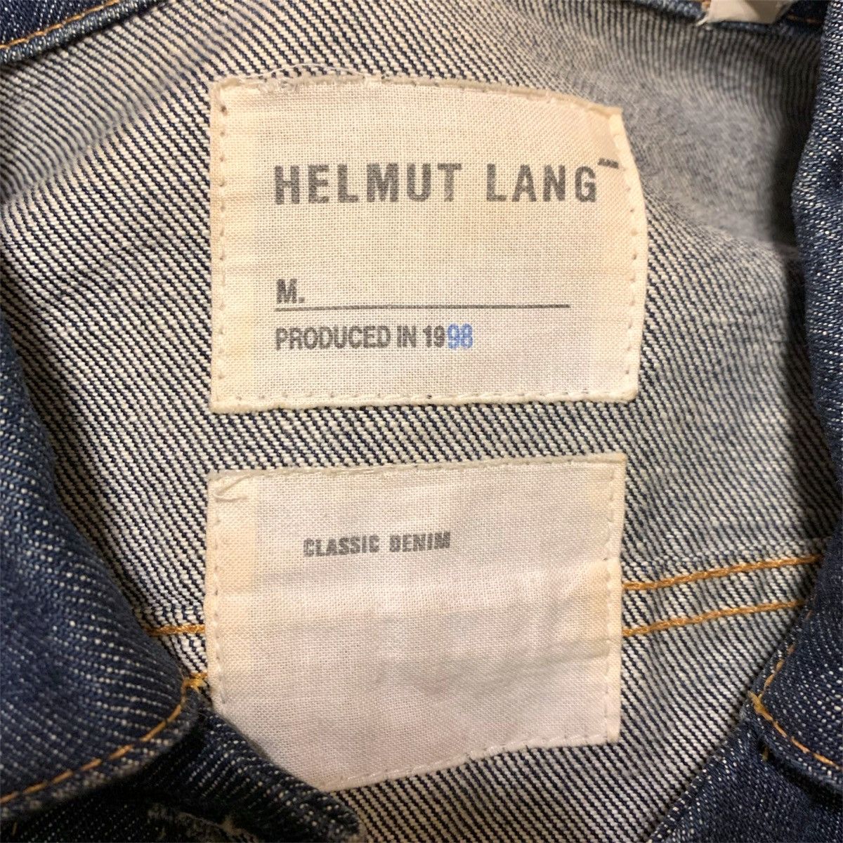 Helmut Lang Helmut Lang 1998 “Oversleeve” Denim Jacket Size S / US 4 / IT 40 - 4 Thumbnail