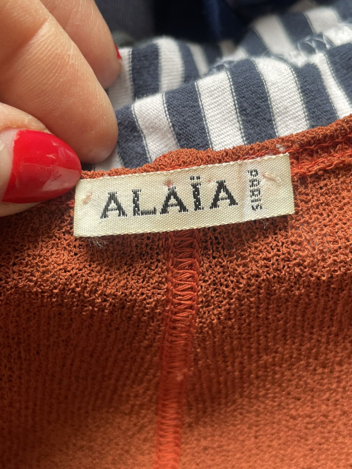 Alaia ALAIA VINTAGE DRESS. SIZE S. Size S / US 4 / IT 40 - 6 Thumbnail