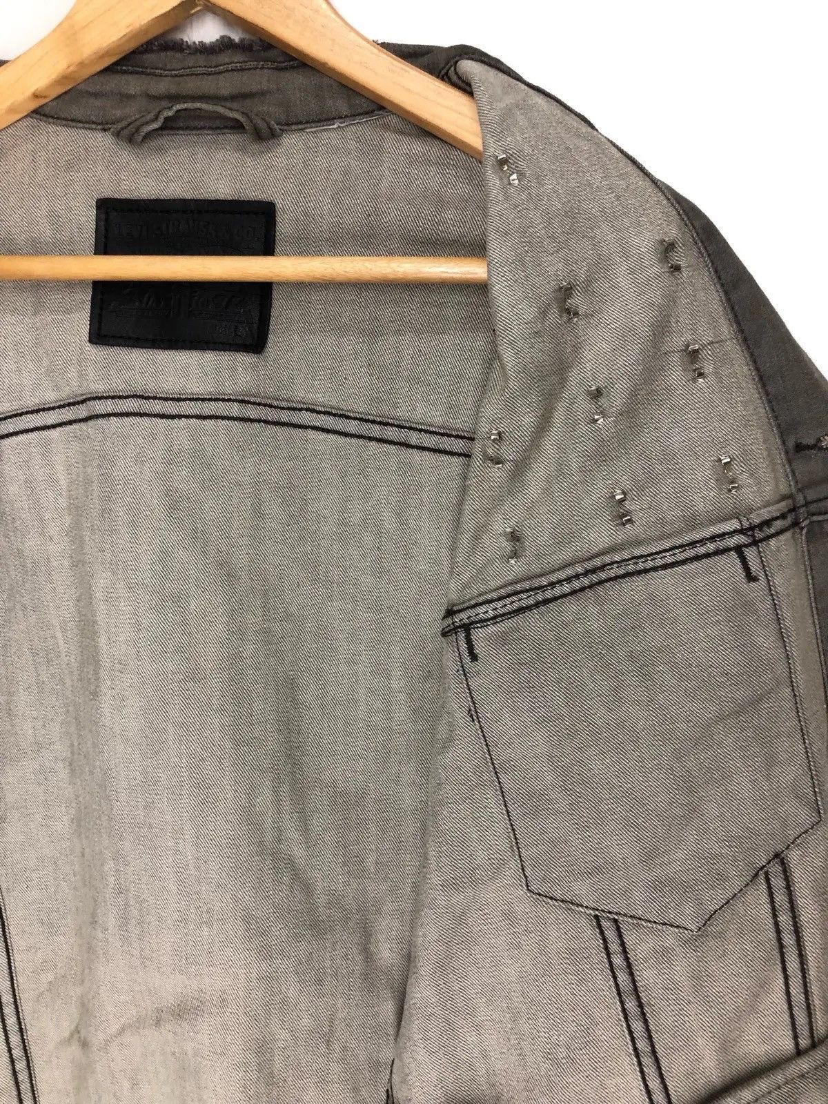 If Six Was Nine × Levi's × Levi's Made & Crafted Levi's Paint Splash Denim Tears Studded Jacket Size US M / EU 48-50 / 2 - 11 Thumbnail