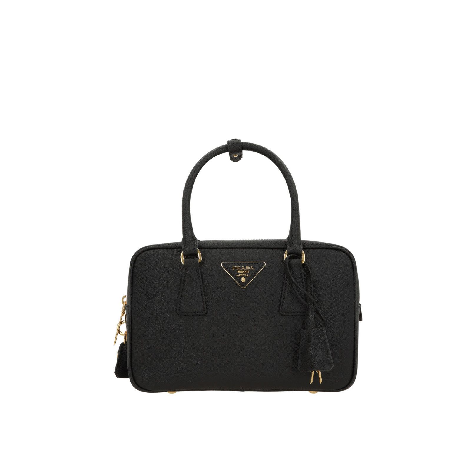 Prada PRADA Saffiano Small $3750 Black Top Handle Bag New & Authen Size ONE SIZE - 1 Thumbnail