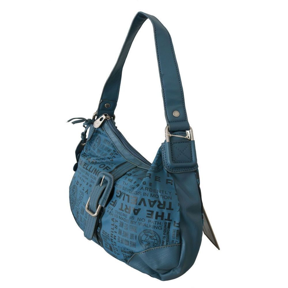 WAYFARER Shoulder Handbag Printed Purse Women Blue