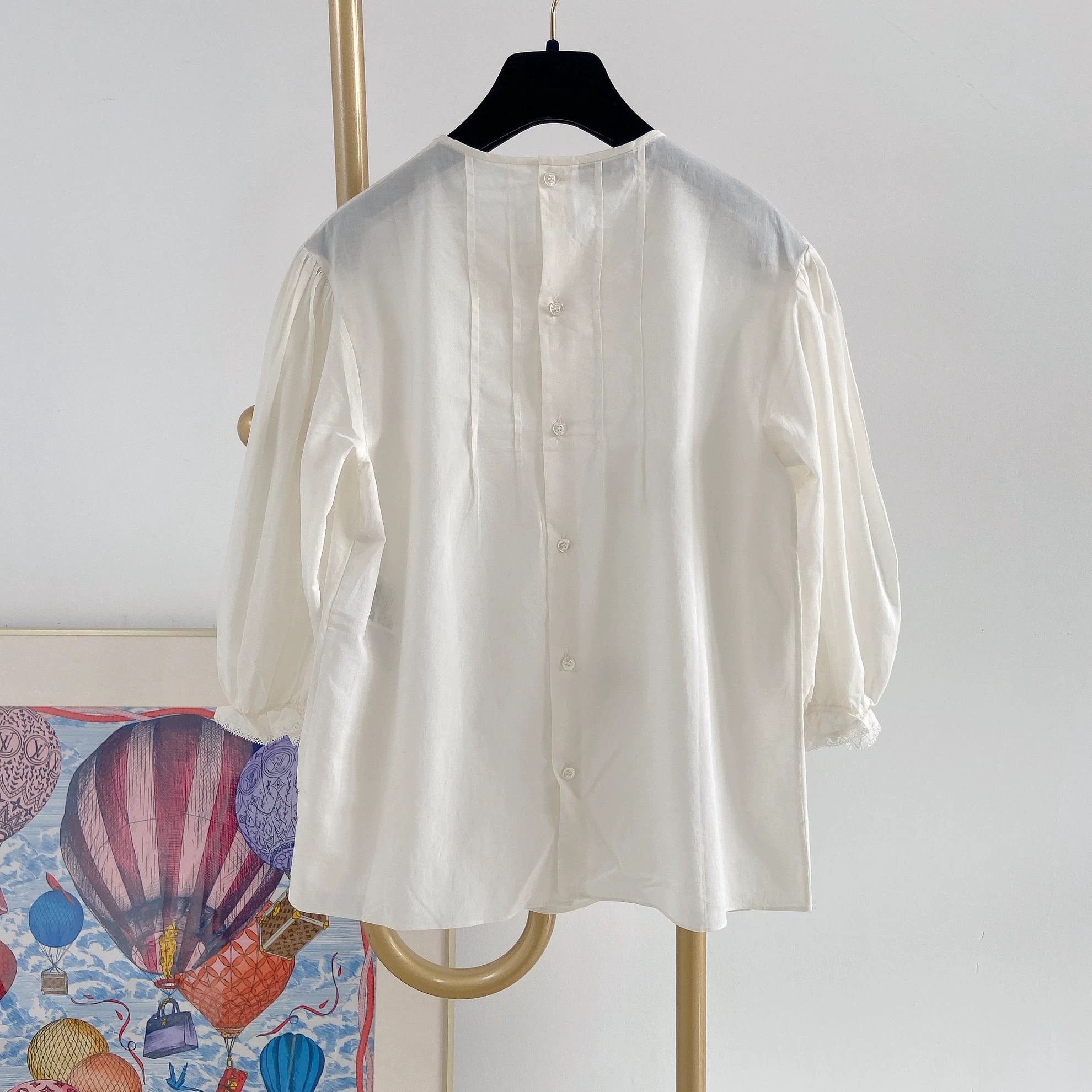 Gucci Gucci White Crewneck Shirt Size 12 Size XS / US 0-2 / IT 36-38 - 2 Thumbnail