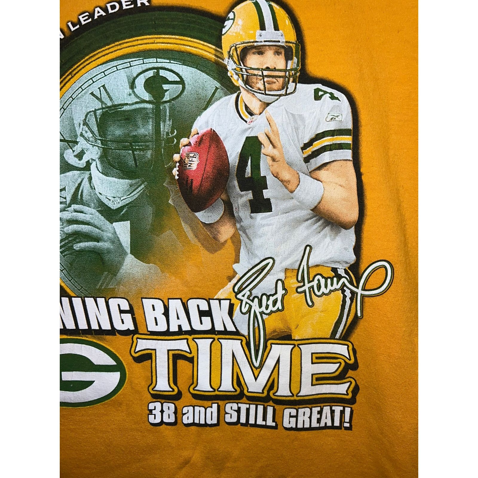 Reebok Vintage Brett Favre Shirt NFL All Time Touchdown Leader XL Size US XL / EU 56 / 4 - 4 Thumbnail