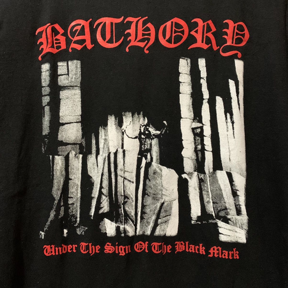 Band Tees Bathory Vintage Very Rare Size US M / EU 48-50 / 2 - 2 Thumbnail