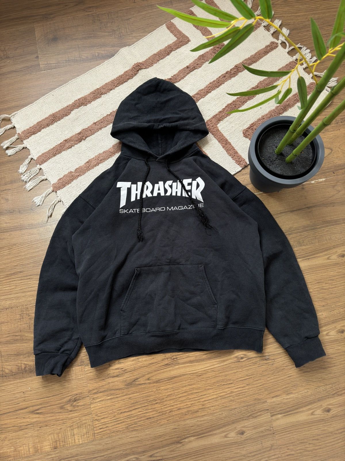Thrasher VINTAGE THRASHER SKATEBOARDING Y2K HOODIE Size US M / EU 48-50 / 2 - 1 Thumbnail