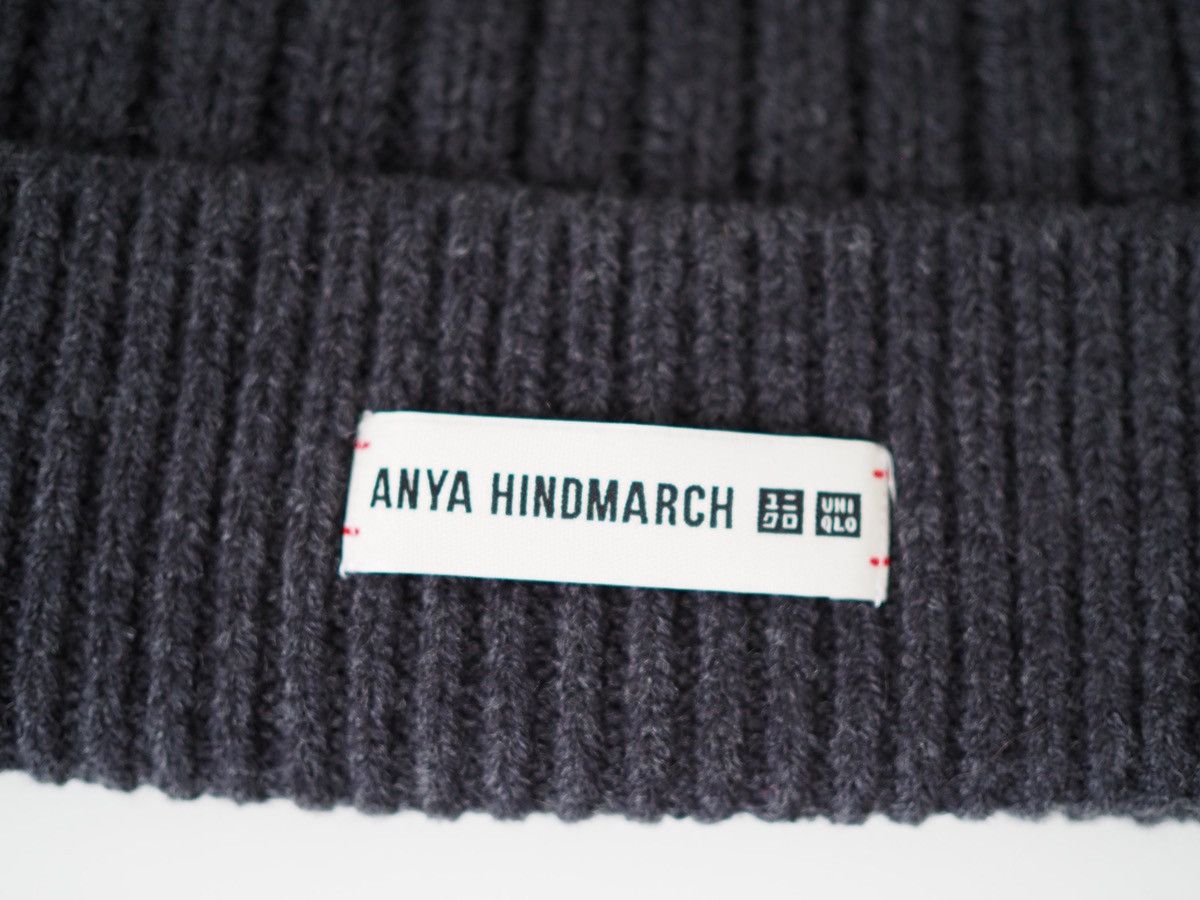 Anya Hindmarch × Uniqlo Anya Hindmarch logo eyes Knitted Uniqlo heattech beanie Size ONE SIZE - 7 Thumbnail
