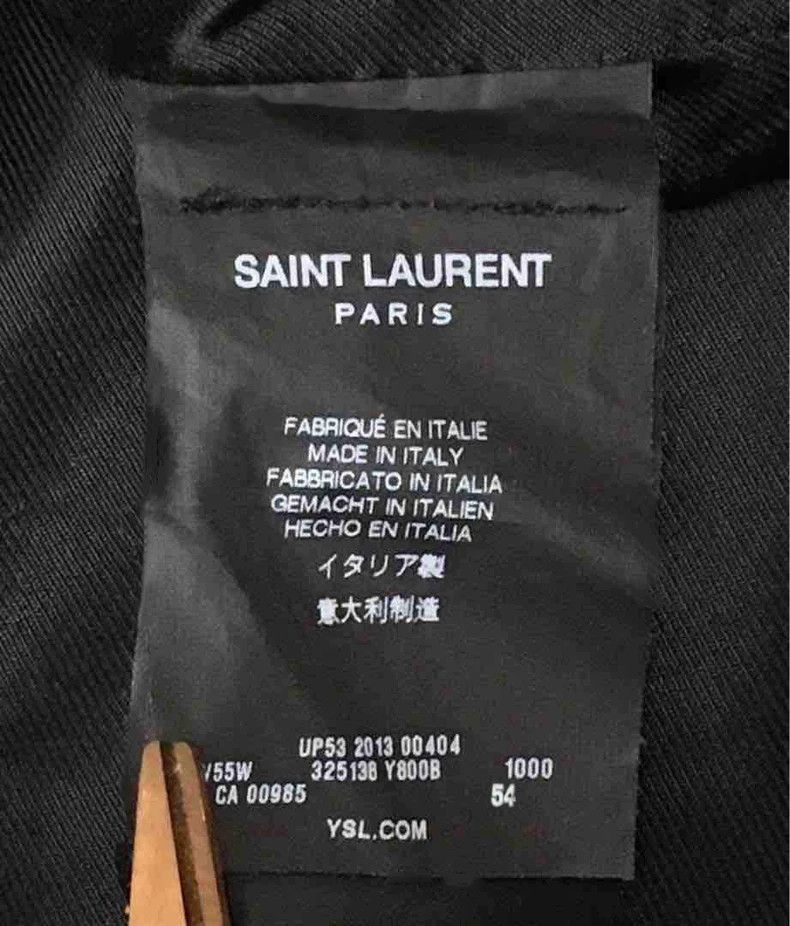 Saint Laurent Paris saint Laurent paris13fw authentic black and white wool for Size US L / EU 52-54 / 3 - 5 Thumbnail