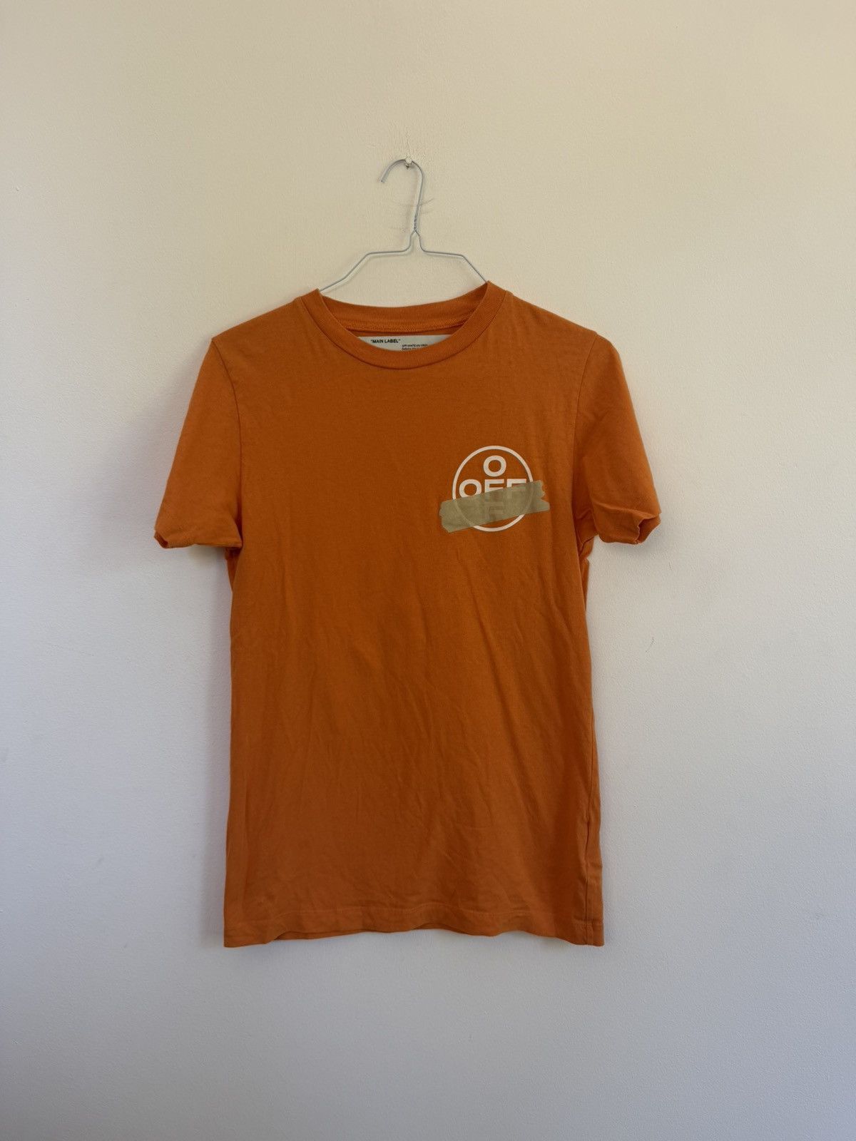 Off-White Off White Orange Tape Arrow TEE Size US S / EU 44-46 / 1 - 1 Thumbnail