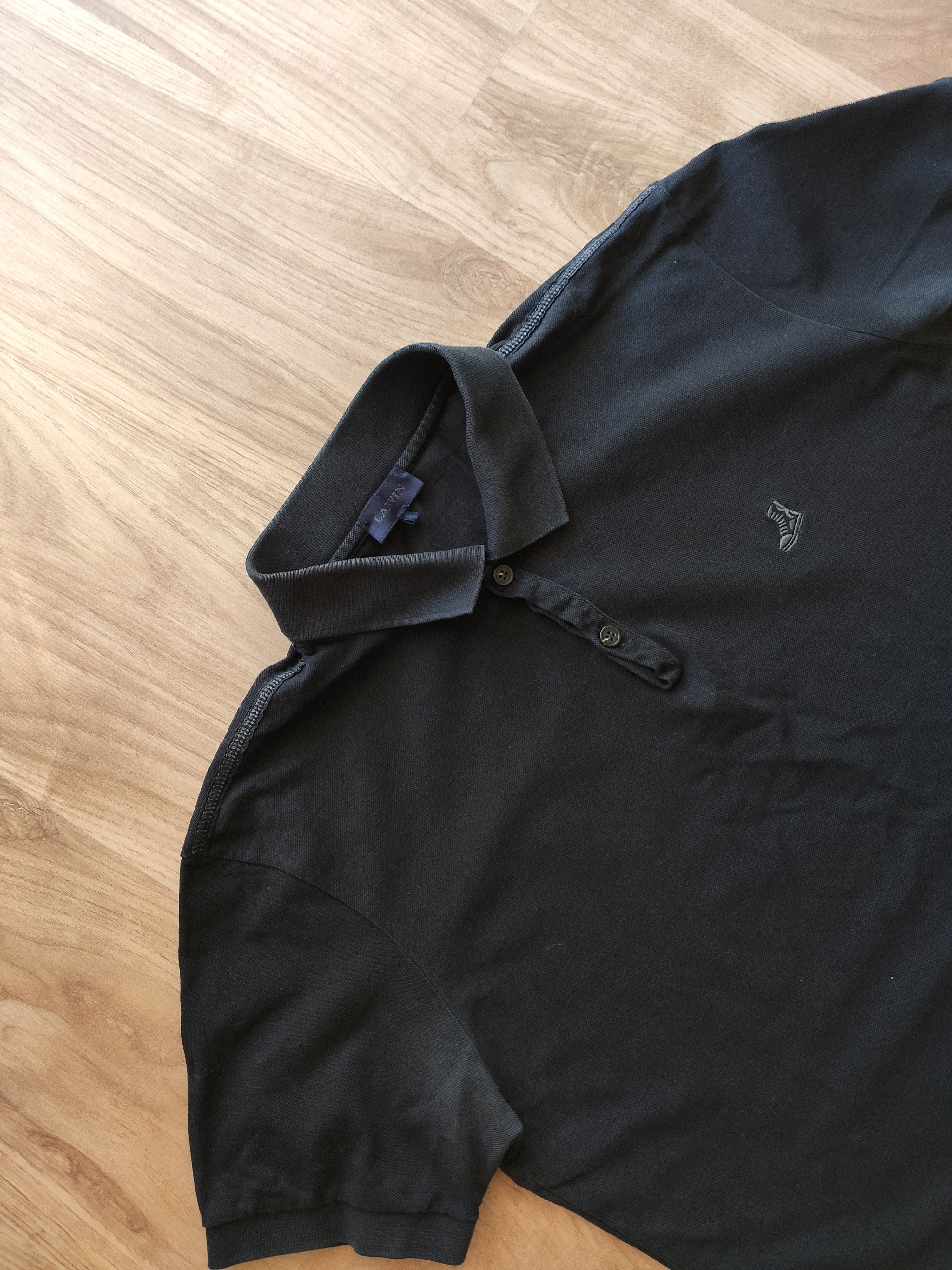 Lanvin × Vintage Vintage Lanvin Polo men t-shirt black Size US M / EU 48-50 / 2 - 2 Thumbnail