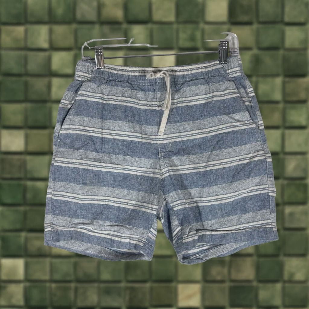 Old Navy Old Navy Shorts Mens Small Linen Blend Blue Jogger Casual Drawstring Pockets Size US 29 - 1 Thumbnail