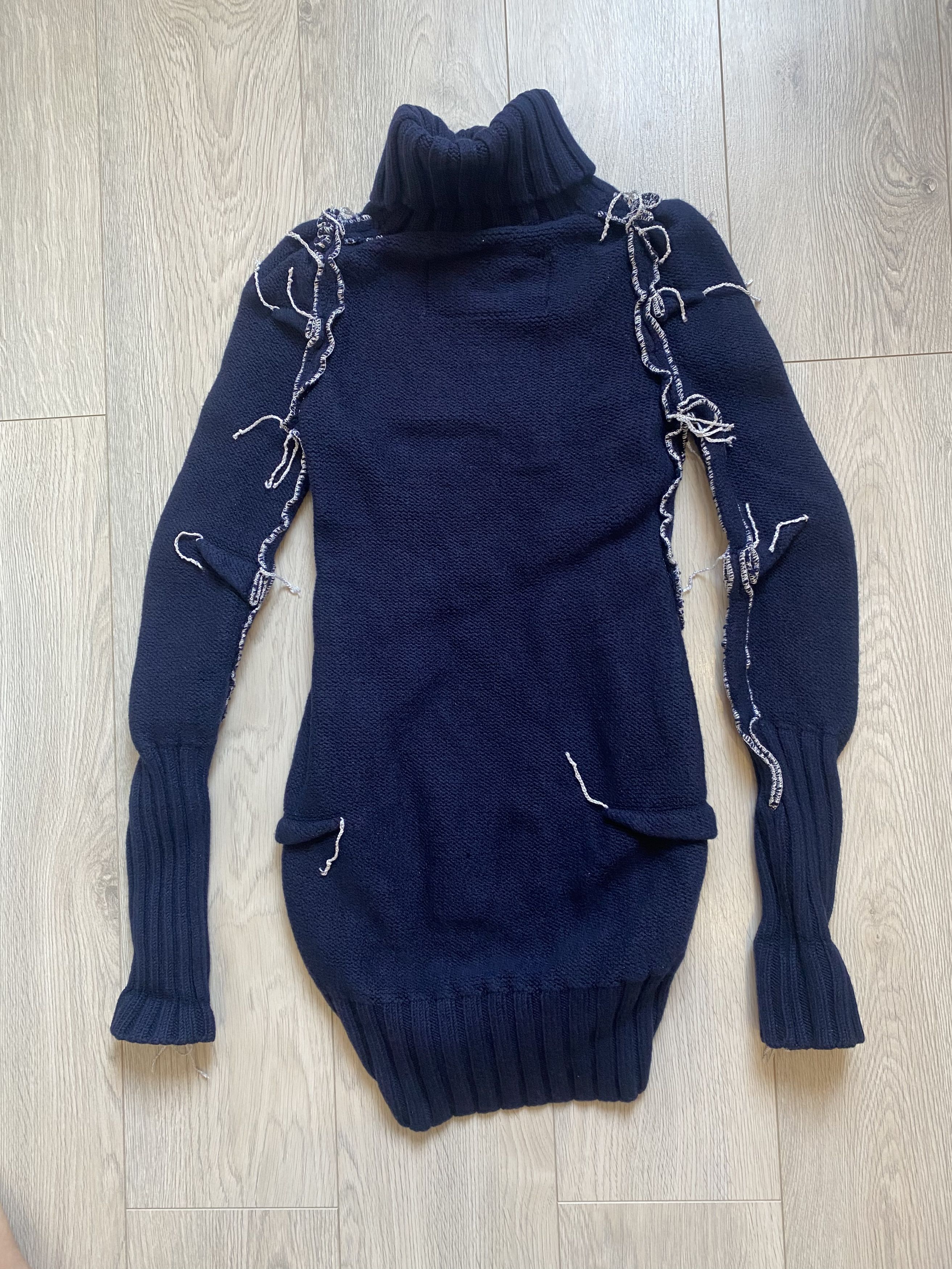 H&M × Maison Margiela Maison Margiela H&M Wool Oversized Sweater Size XS / US 0-2 / IT 36-38 - 4 Thumbnail