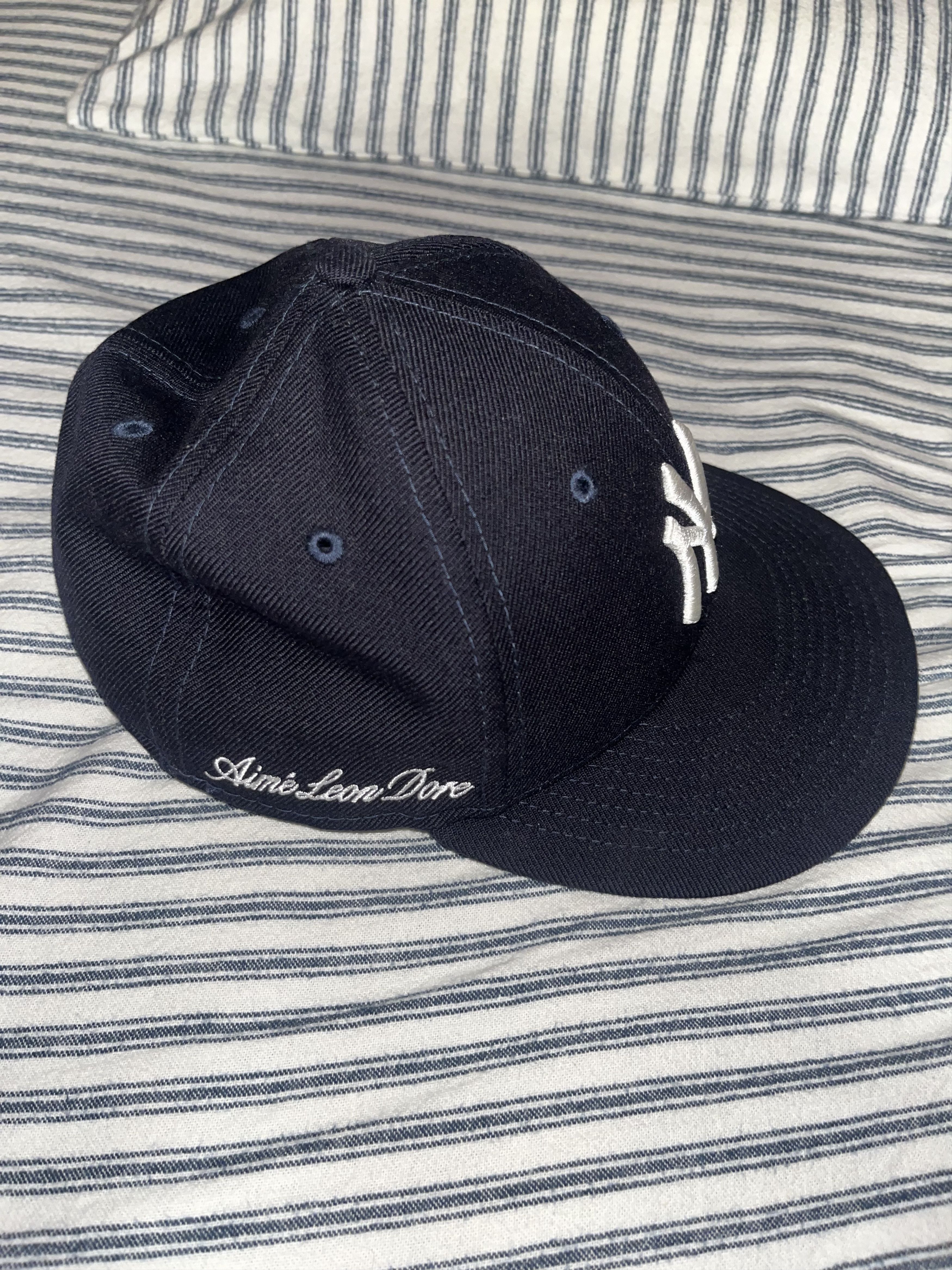 Aime Leon Dore × New Era Size 7 Aimé Leon Dore New York Yankees Navy Fitted Hat Size ONE SIZE - 2 Thumbnail