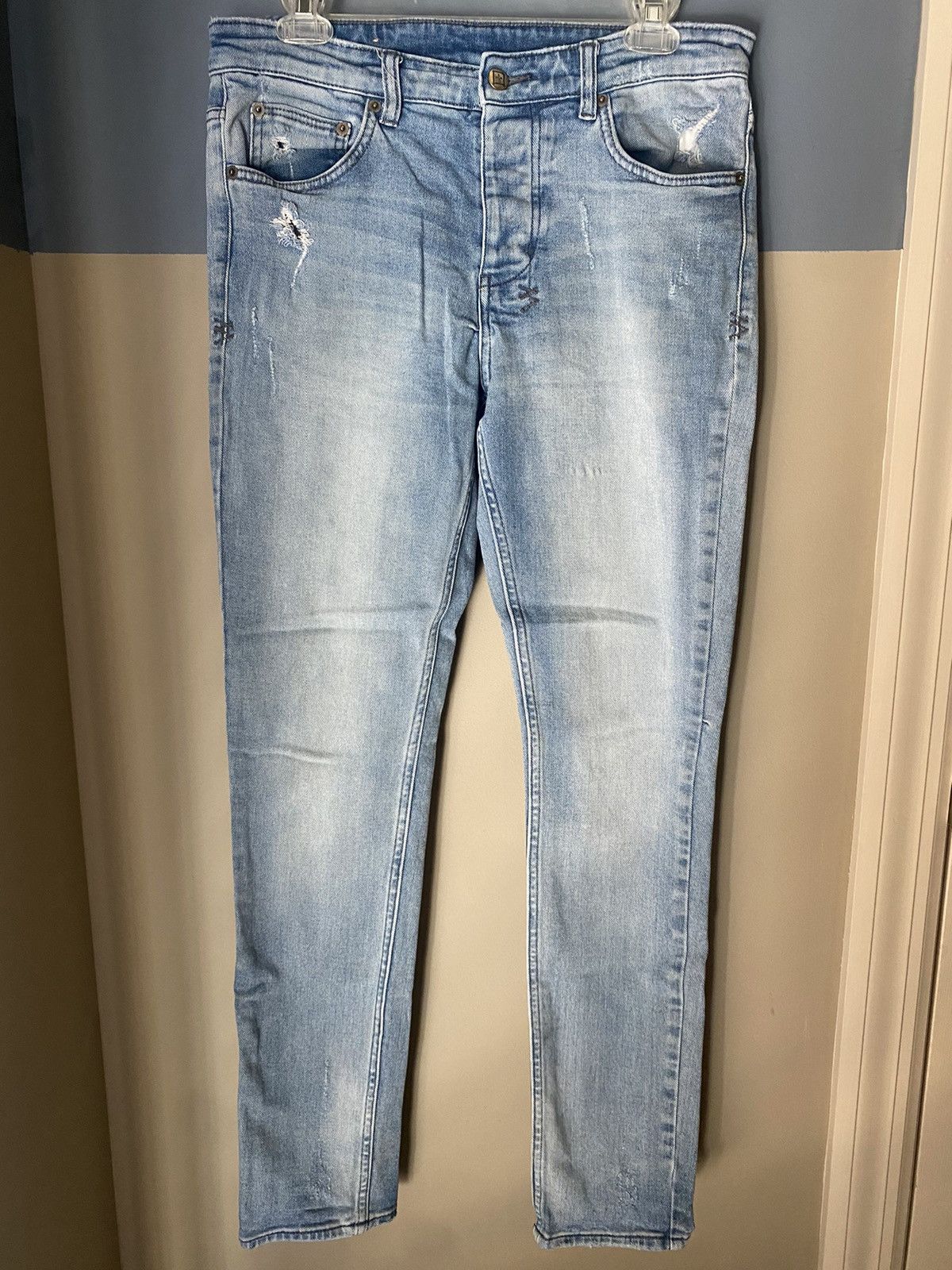 Image of Ksubi Chitch Denim Jeans in Blue, Men's (Size 31)