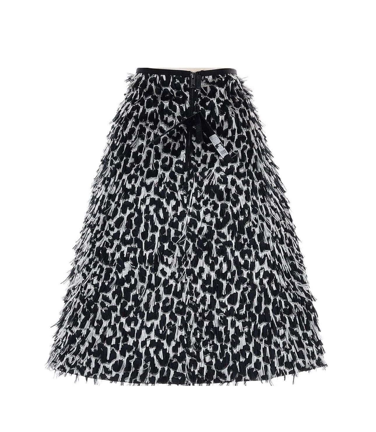 Burberry Prorsum Burberry Prorsum Black and White Leopard Skirt.EU(IT)44/US 8 Size 30" / US 8 / IT 44 - 2 Thumbnail