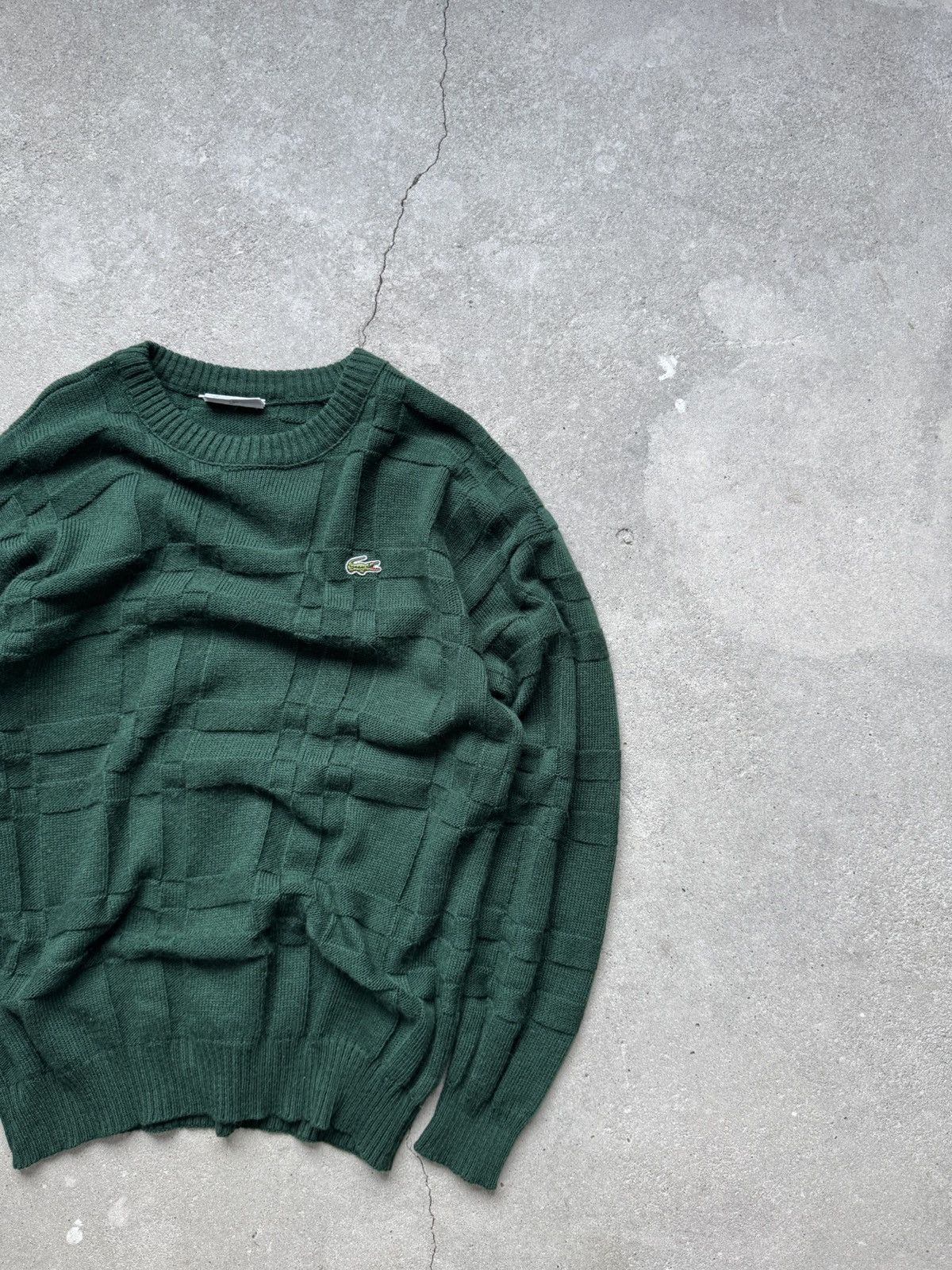 Lacoste Vintage Lacoste Knit Wool Sweater Size US L / EU 52-54 / 3 - 4 Thumbnail