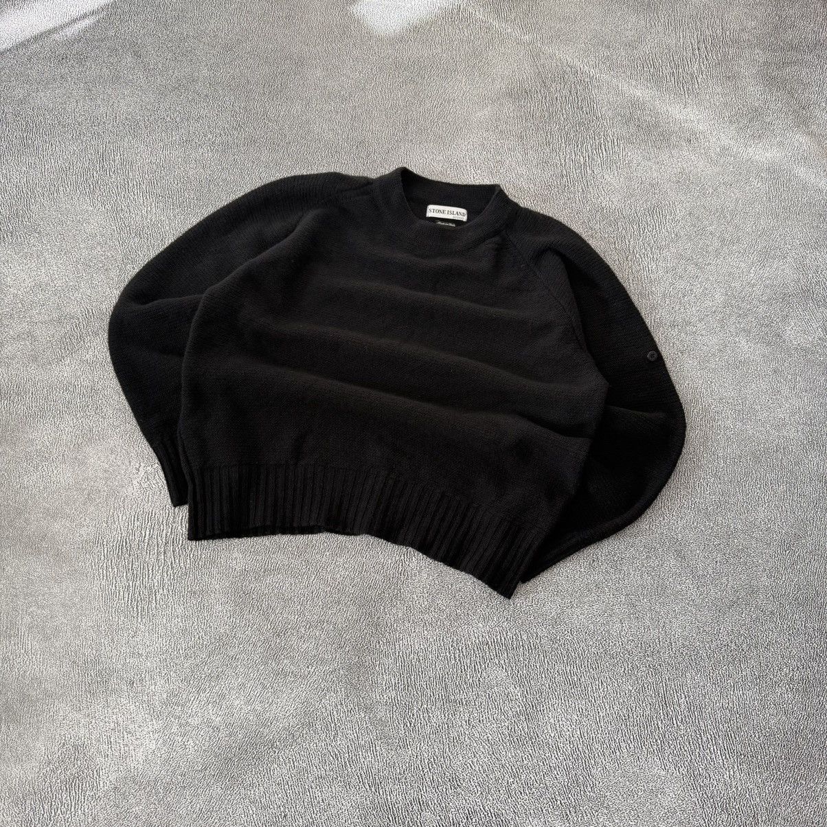 Stone Island Stone Island Vintage Wool Sweater AW01 Knit L Black Size US L / EU 52-54 / 3 - 1 Thumbnail