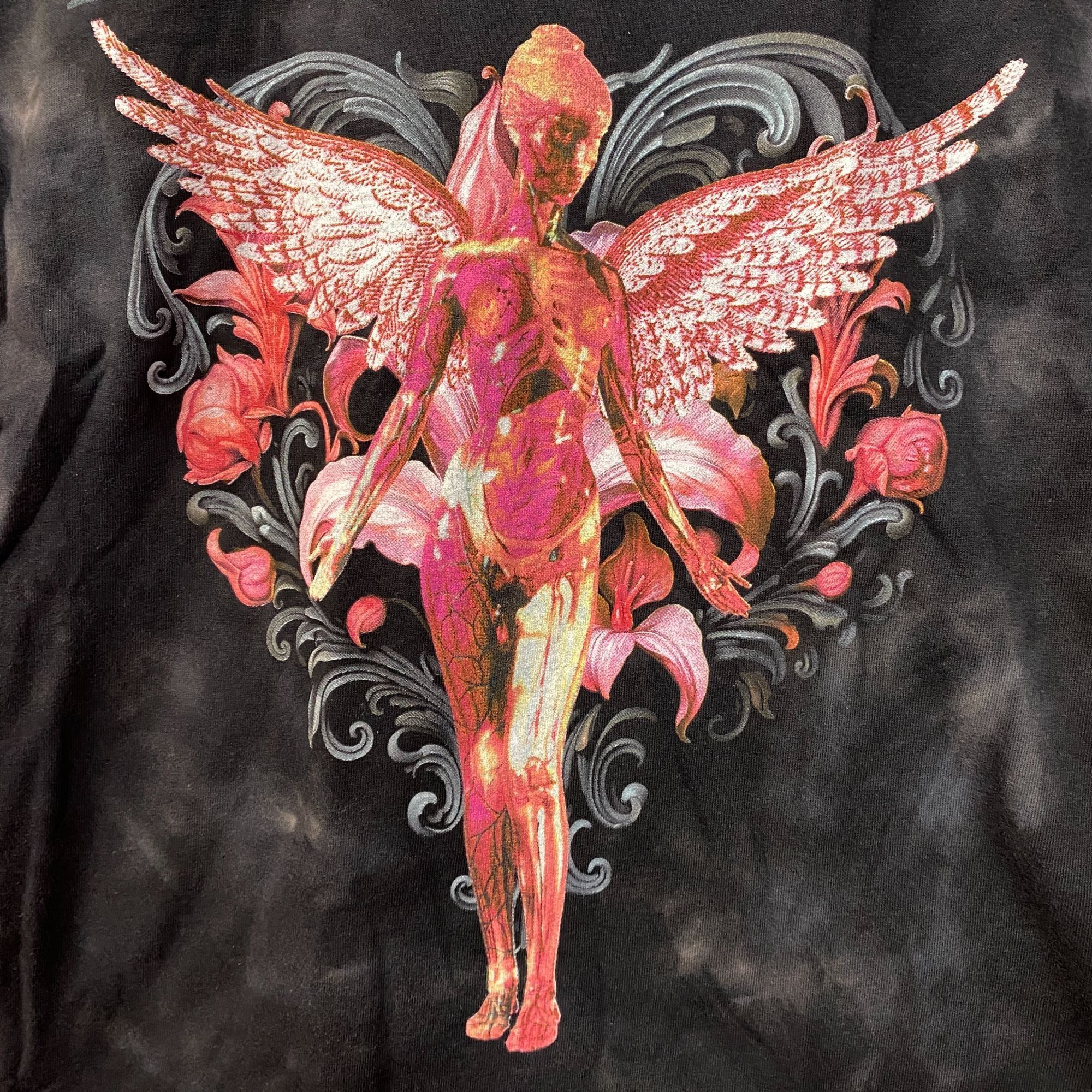 Nirvana Nirvana In Utero Album Floral Heart Angel Tie Dye Tee Medium Size US M / EU 48-50 / 2 - 2 Thumbnail