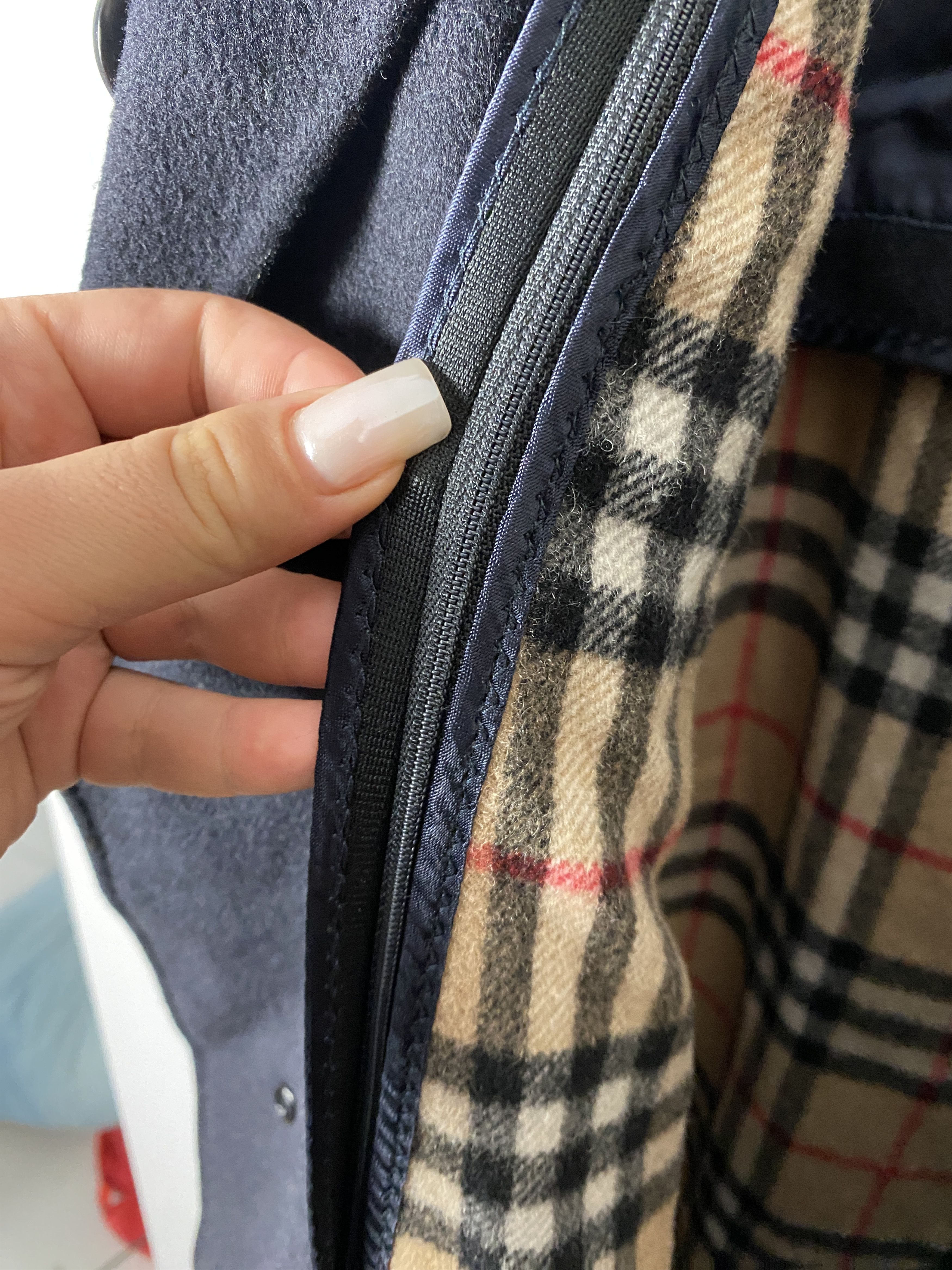 Burberry × Vintage Burberry vintage navy camel coat with gilet Size US M / EU 48-50 / 2 - 5 Thumbnail