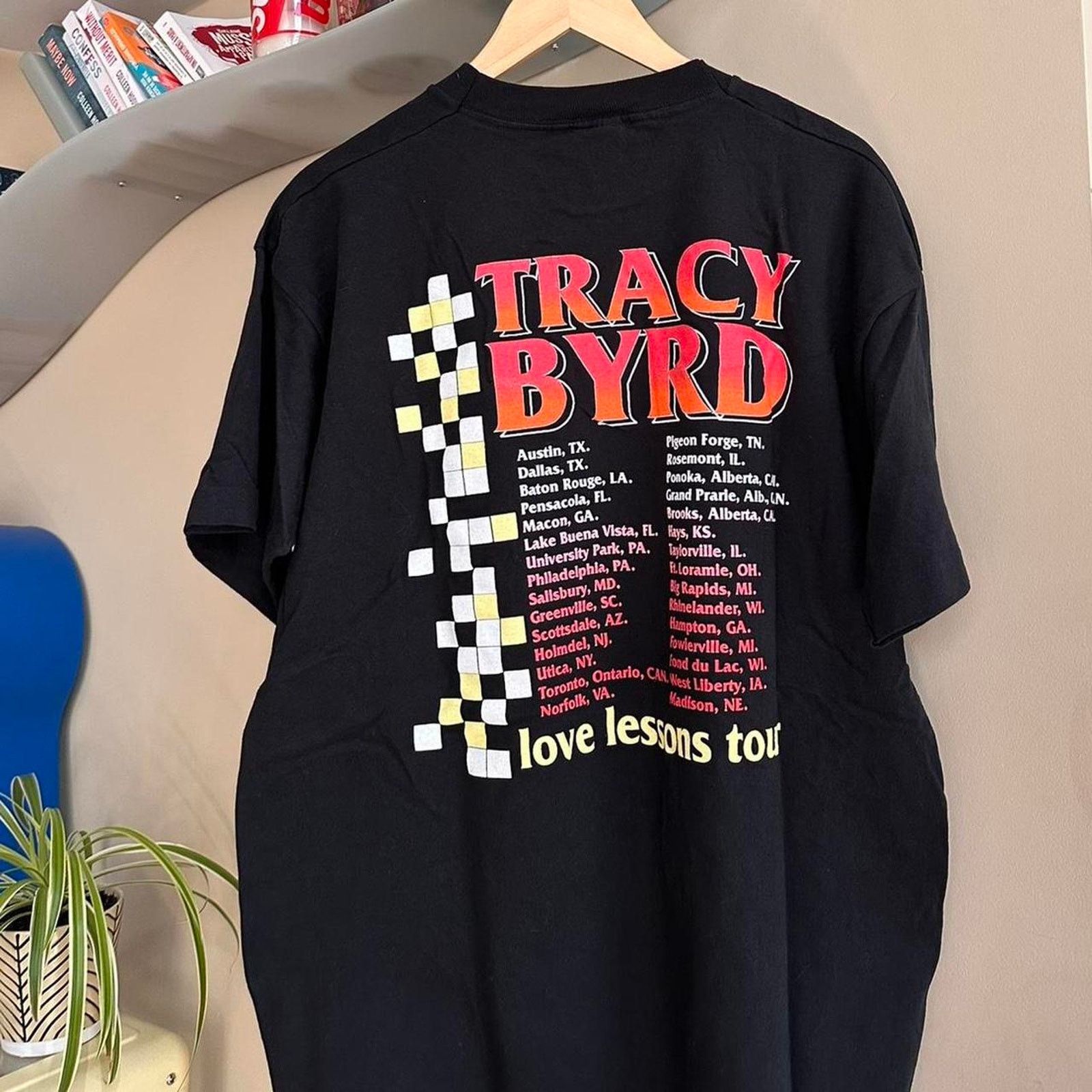 Band Tees × Fruit Of The Loom Vintage 90's Tracy Byrd Love Lessons Tour Shirt Size US XL / EU 56 / 4 - 5 Thumbnail