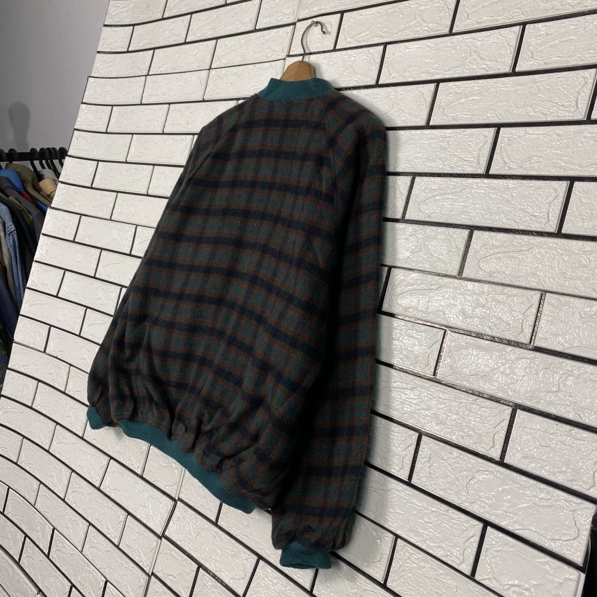 Japanese Brand 📌Vintage Bomber Jacket Wool Casabel Tartan Issey Miyake Size US M / EU 48-50 / 2 - 11 Thumbnail