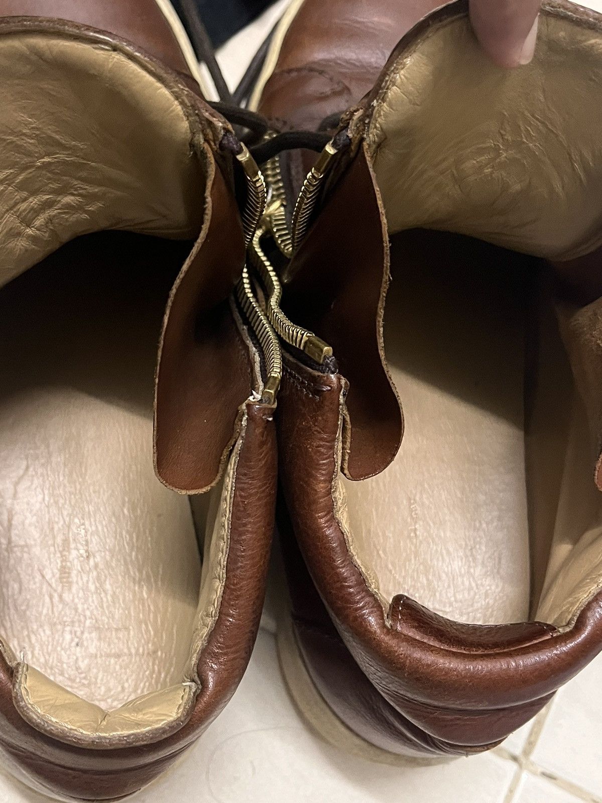 Giuseppe Zanotti × Vintage Guiseppe zanotti leather boots Size US 8.5 / EU 41-42 - 7 Thumbnail