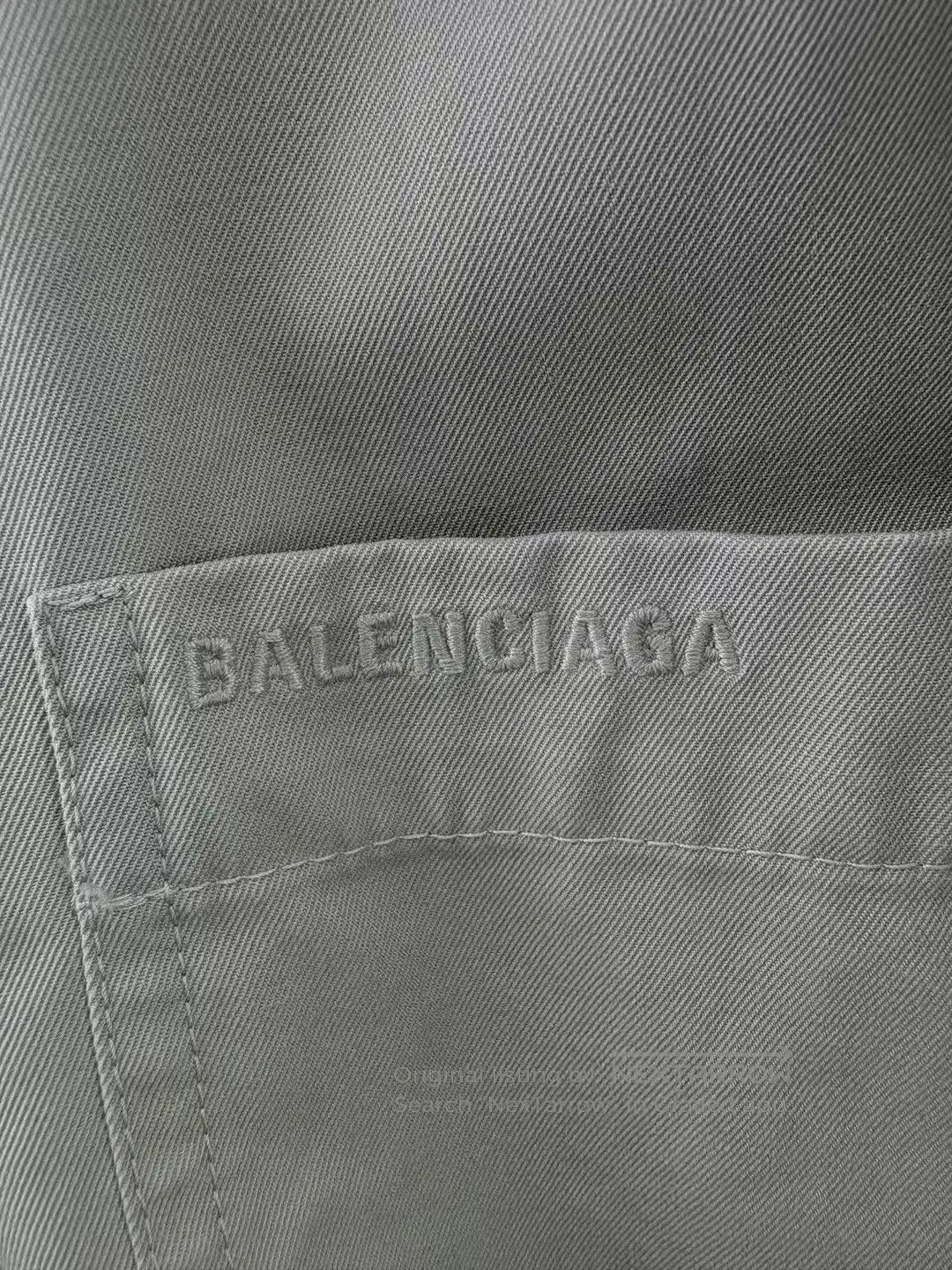 Balenciaga Balenciaga Khaki Oversized Hooded Trench. Size US L / EU 52-54 / 3 - 3 Thumbnail