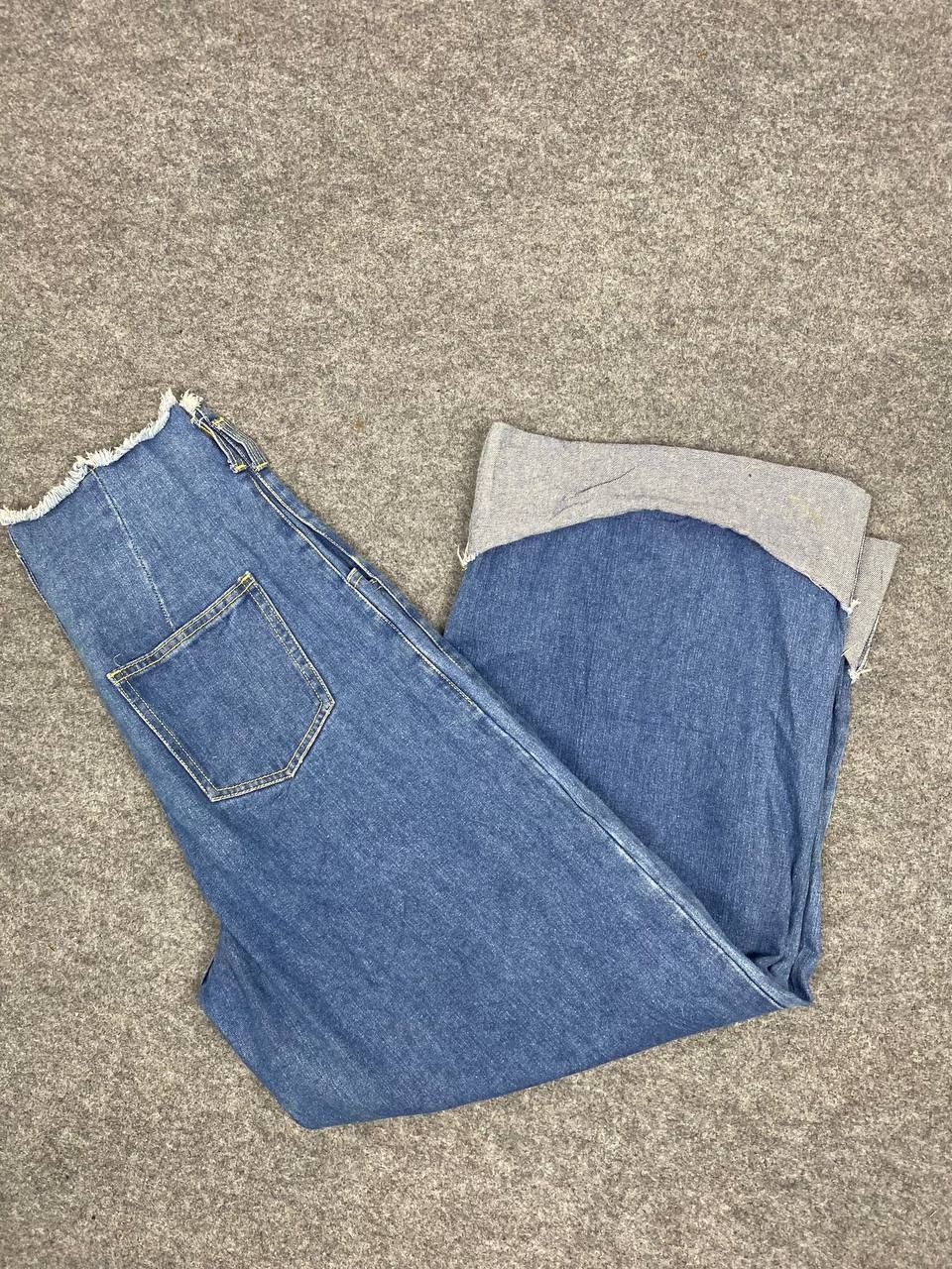 Japanese Brand vintage japanese brands wide leg high waist denim Size US 33 - 2 Thumbnail