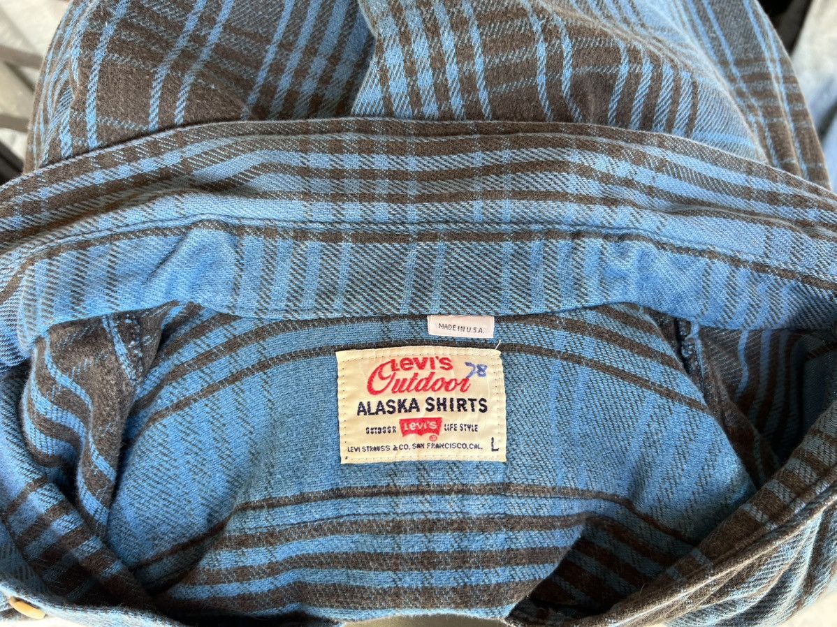 Levi's 1994 Levi’s Outdoors Alaska Flannel Shirt Vintage Size US L / EU 52-54 / 3 - 17 Thumbnail