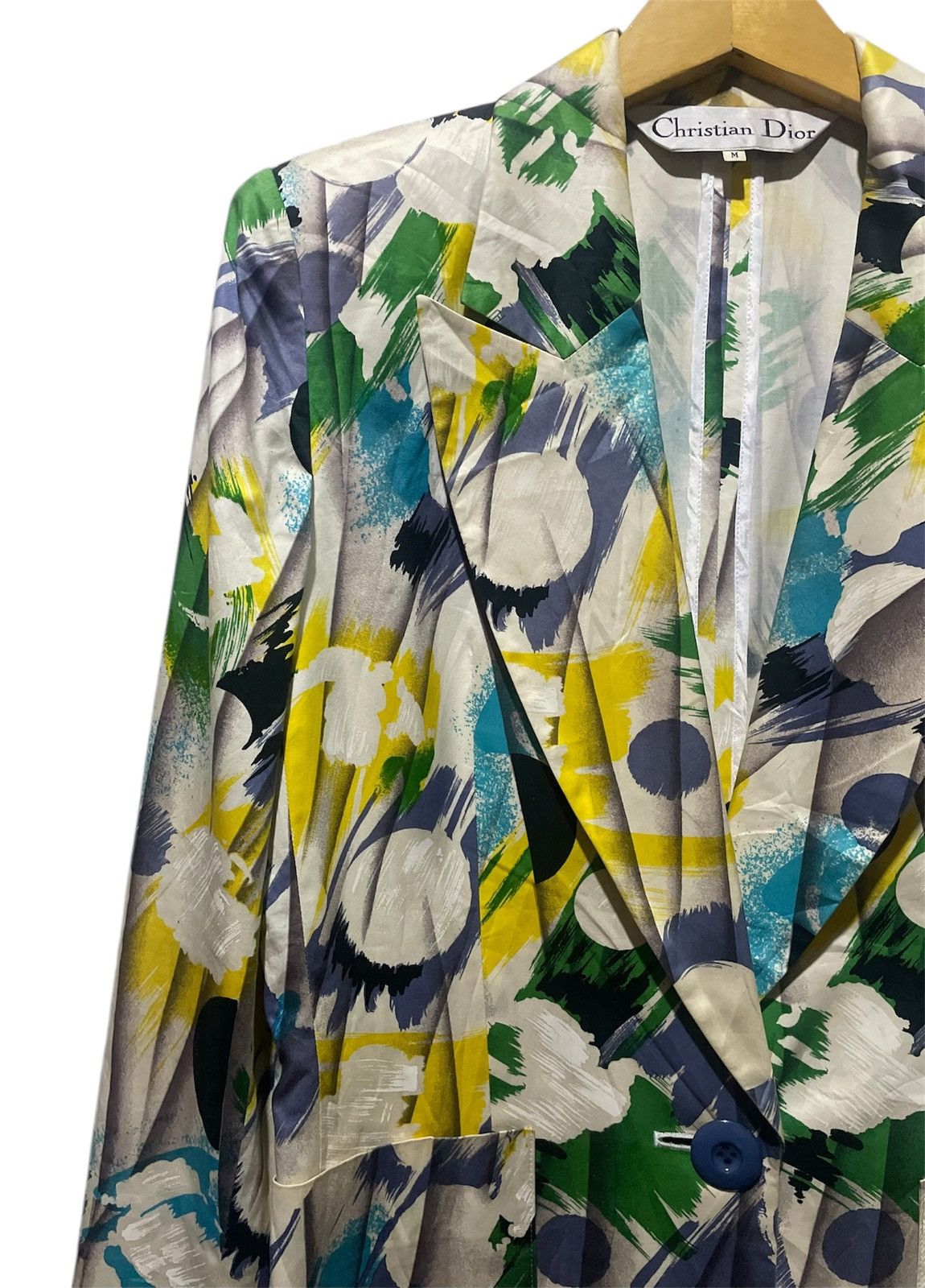 Christian Dior Monsieur × Dior CHRISTIAN DIOR WOMAN ABSTRACT BLAZER Size M / US 6-8 / IT 42-44 - 3 Thumbnail
