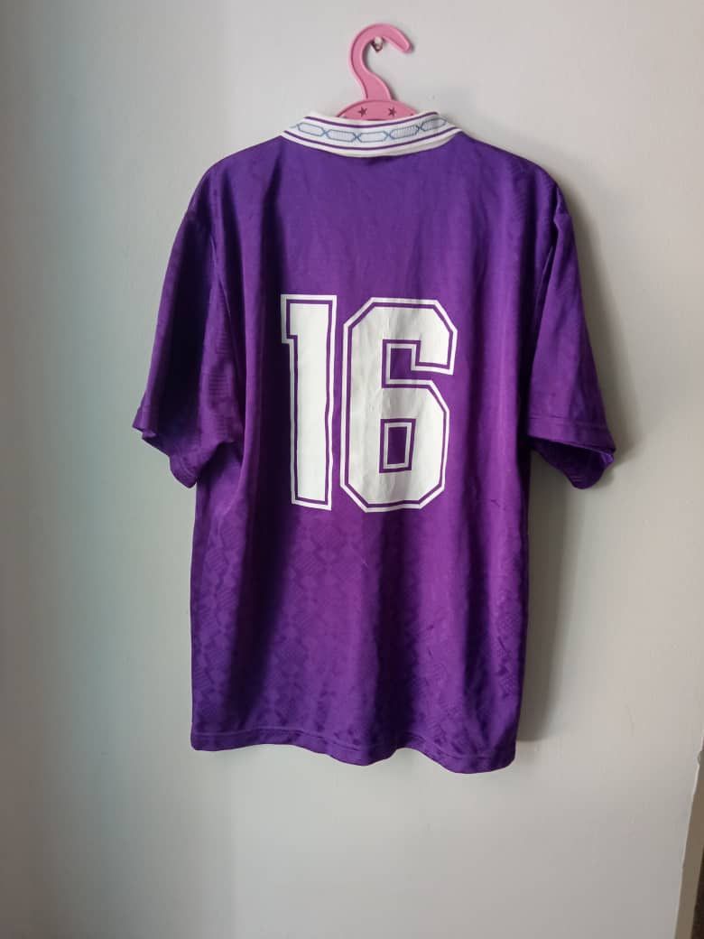 Vintage Rare Cenisia Calcio 90s ABM Match worn PEPSI Jersey Purple Size US L / EU 52-54 / 3 - 3 Thumbnail