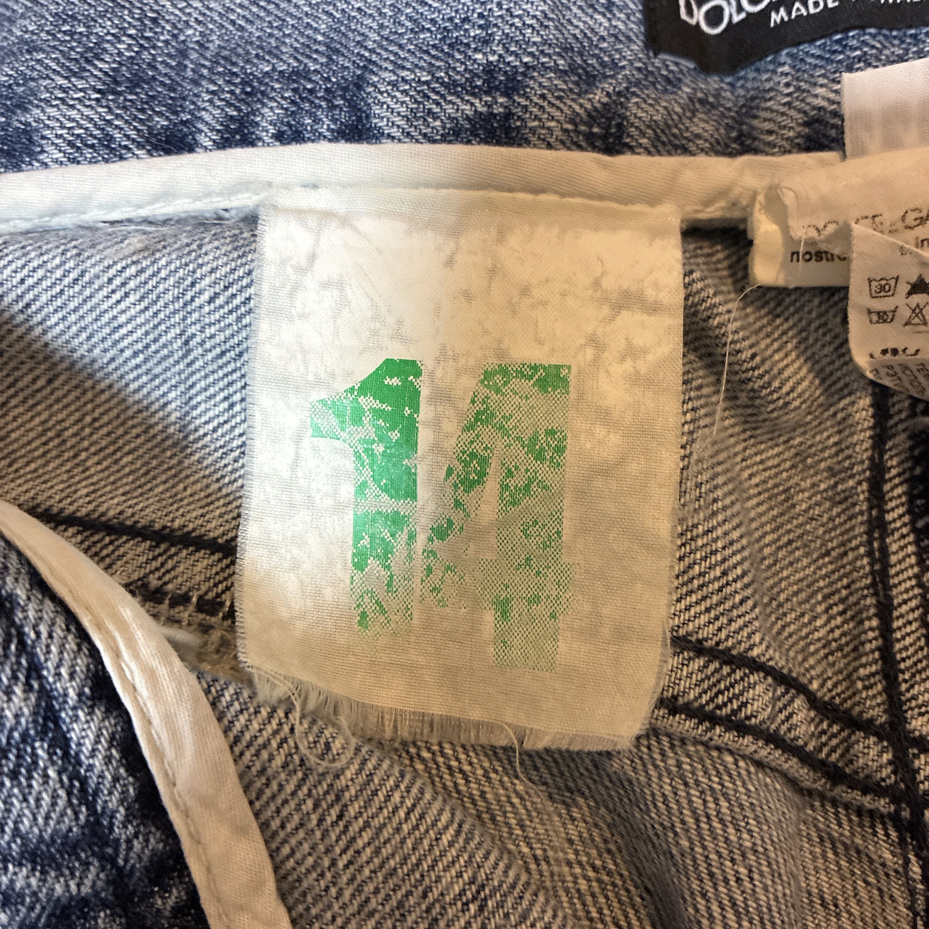Dolce & Gabbana Dolce & Gabbana Y2K Distressed Low Rise Denim Jeans Size 44 Size US 28 / EU 44 - 6 Thumbnail