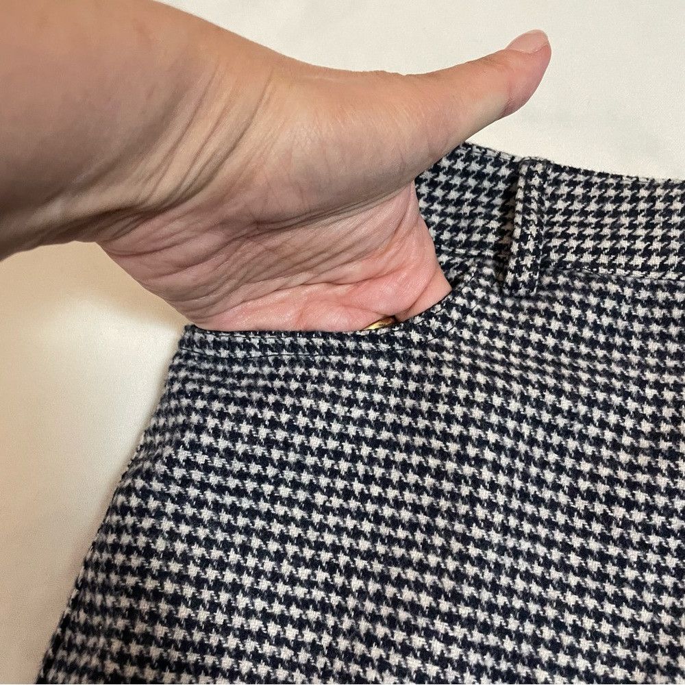 Other New Cupcakes and Cashmere Houndstooth Wool Blend Mini Skirt Size 26" / US 2 / IT 38 - 6 Thumbnail