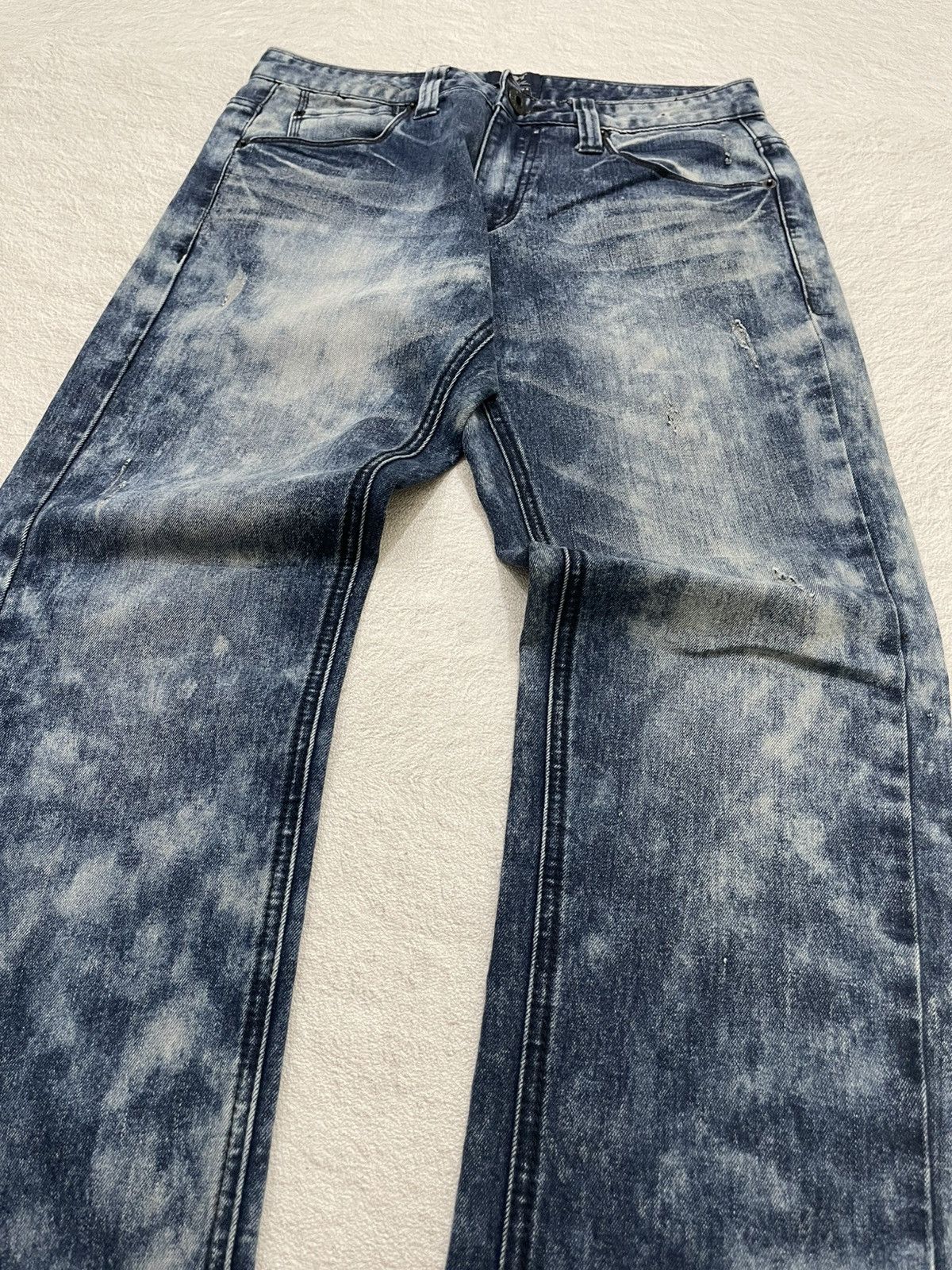 Hysteric Glamour 2000s Acid Washed Embroidered Logo Y2K Size US 29 - 2 Thumbnail