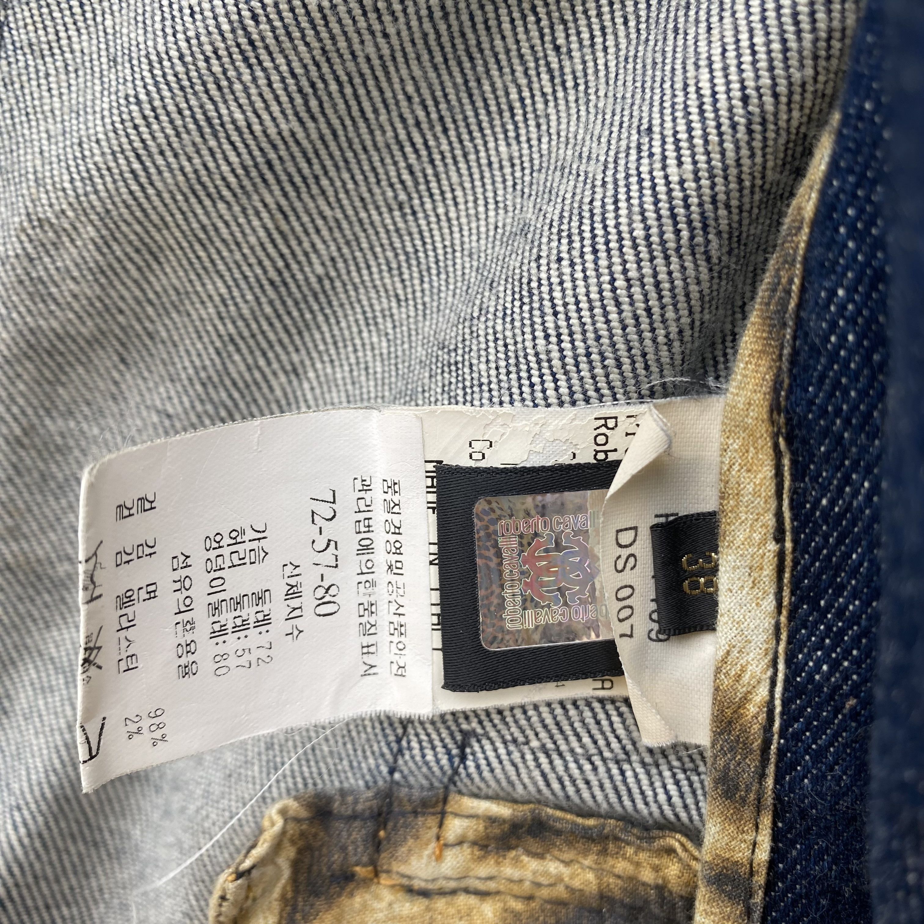 Roberto Cavalli Vintage Roberto Cavalli denim jacket with gold hardware Size XS / US 0-2 / IT 36-38 - 5 Thumbnail